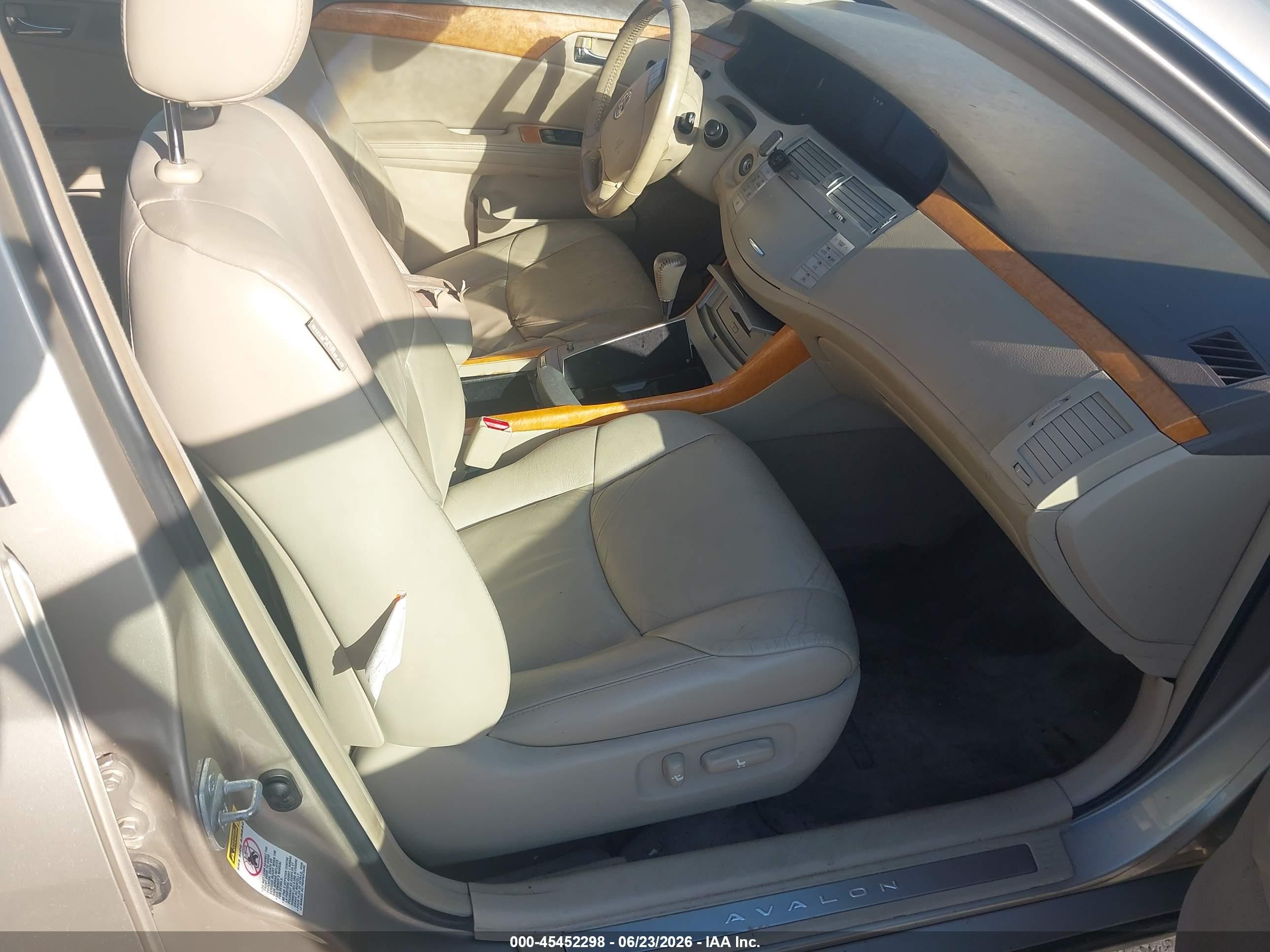 2007 Toyota Avalon Xls Tan vin: 4T1BK36B87U187192