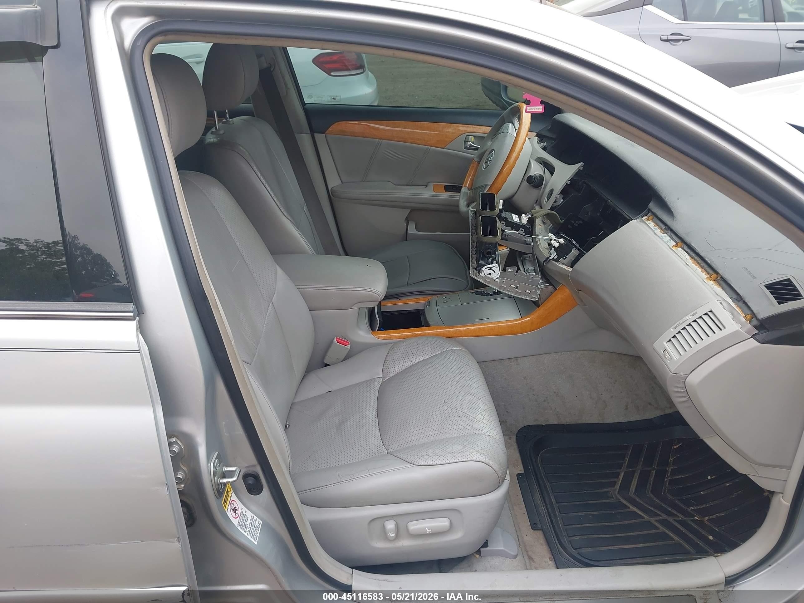 2007 Toyota Avalon Limited Silver vin: 4T1BK36B87U193851