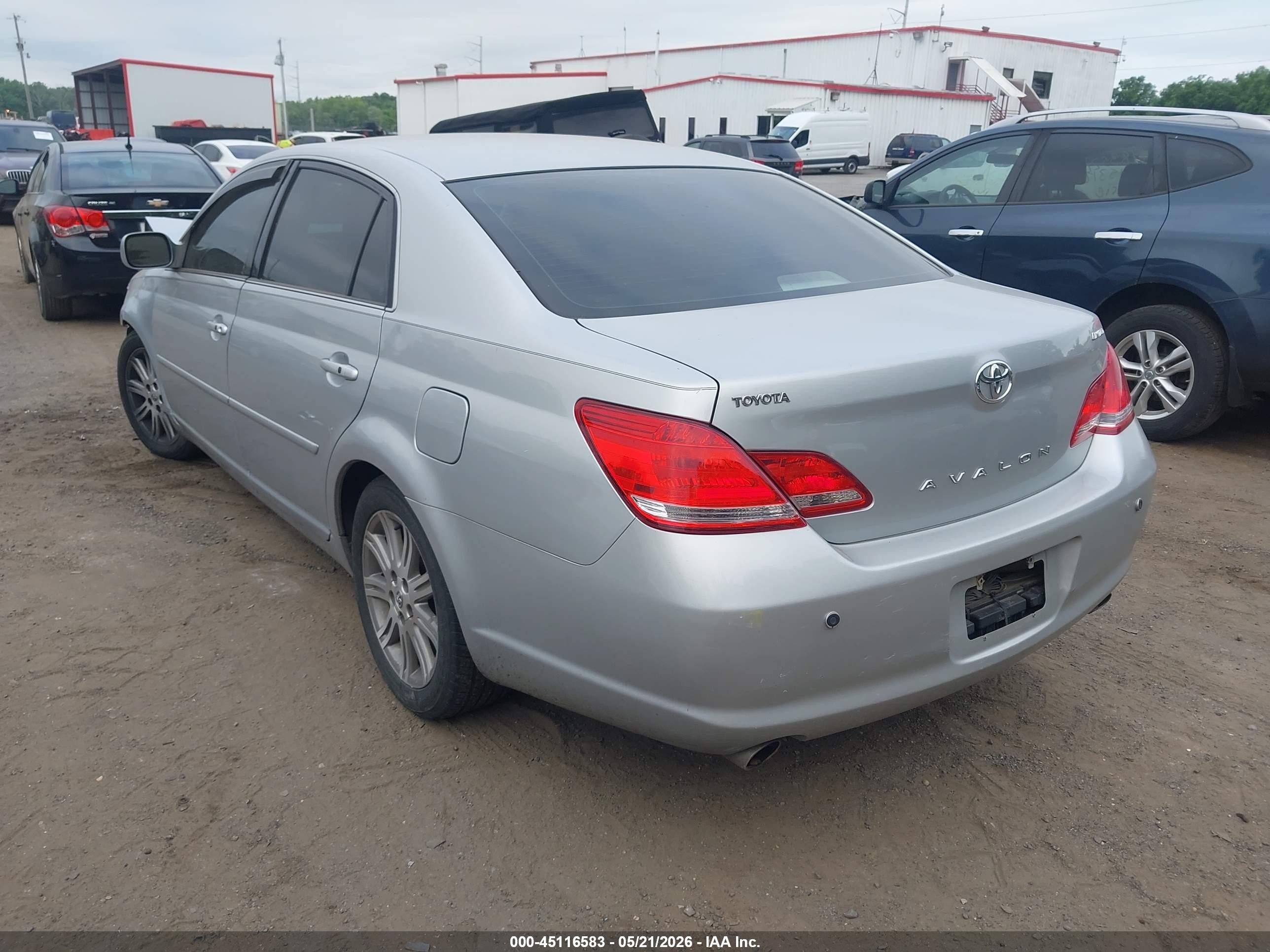 2007 Toyota Avalon Limited Silver vin: 4T1BK36B87U193851