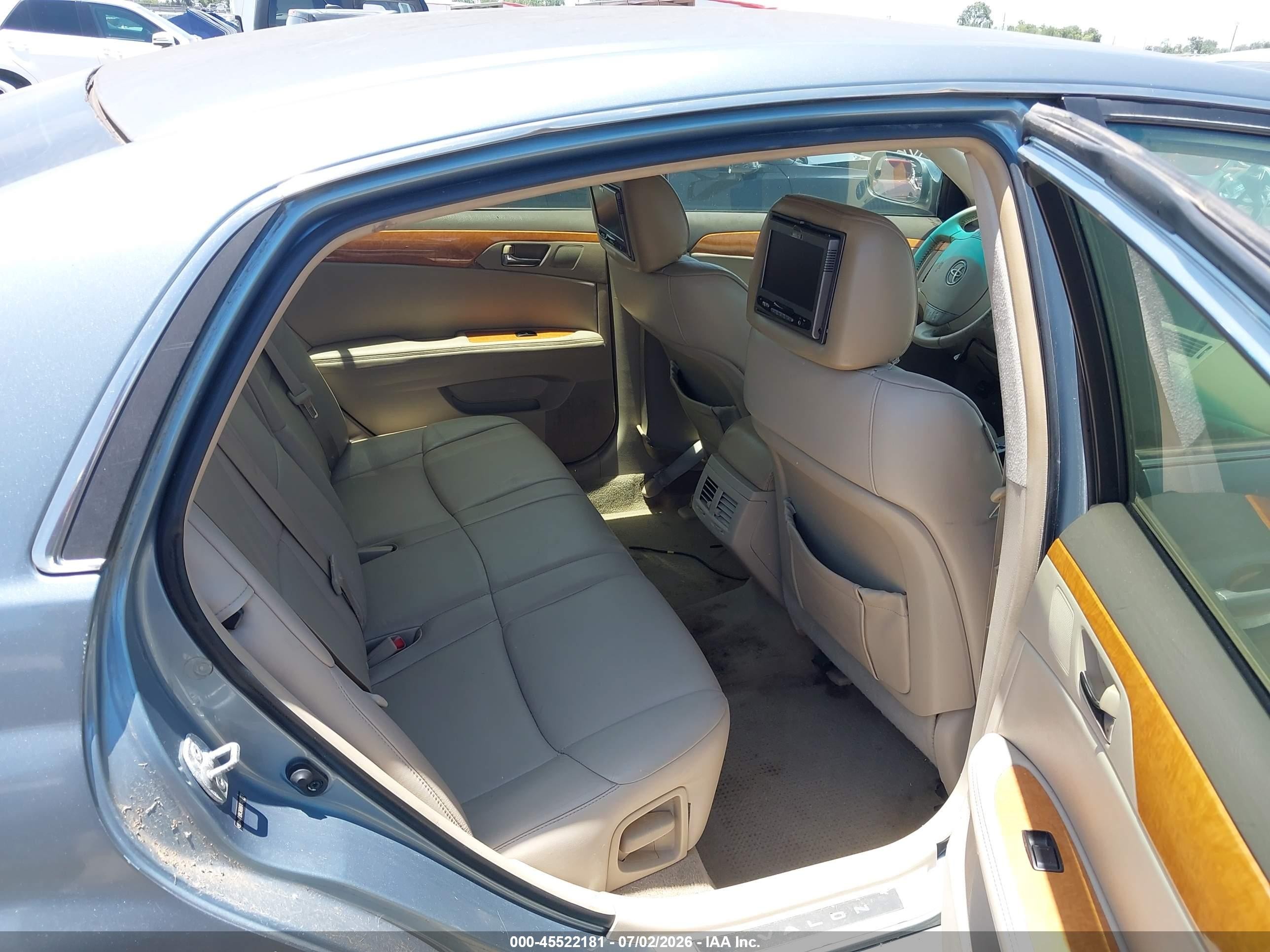 2007 Toyota Avalon Xls Light Blue vin: 4T1BK36B87U197771