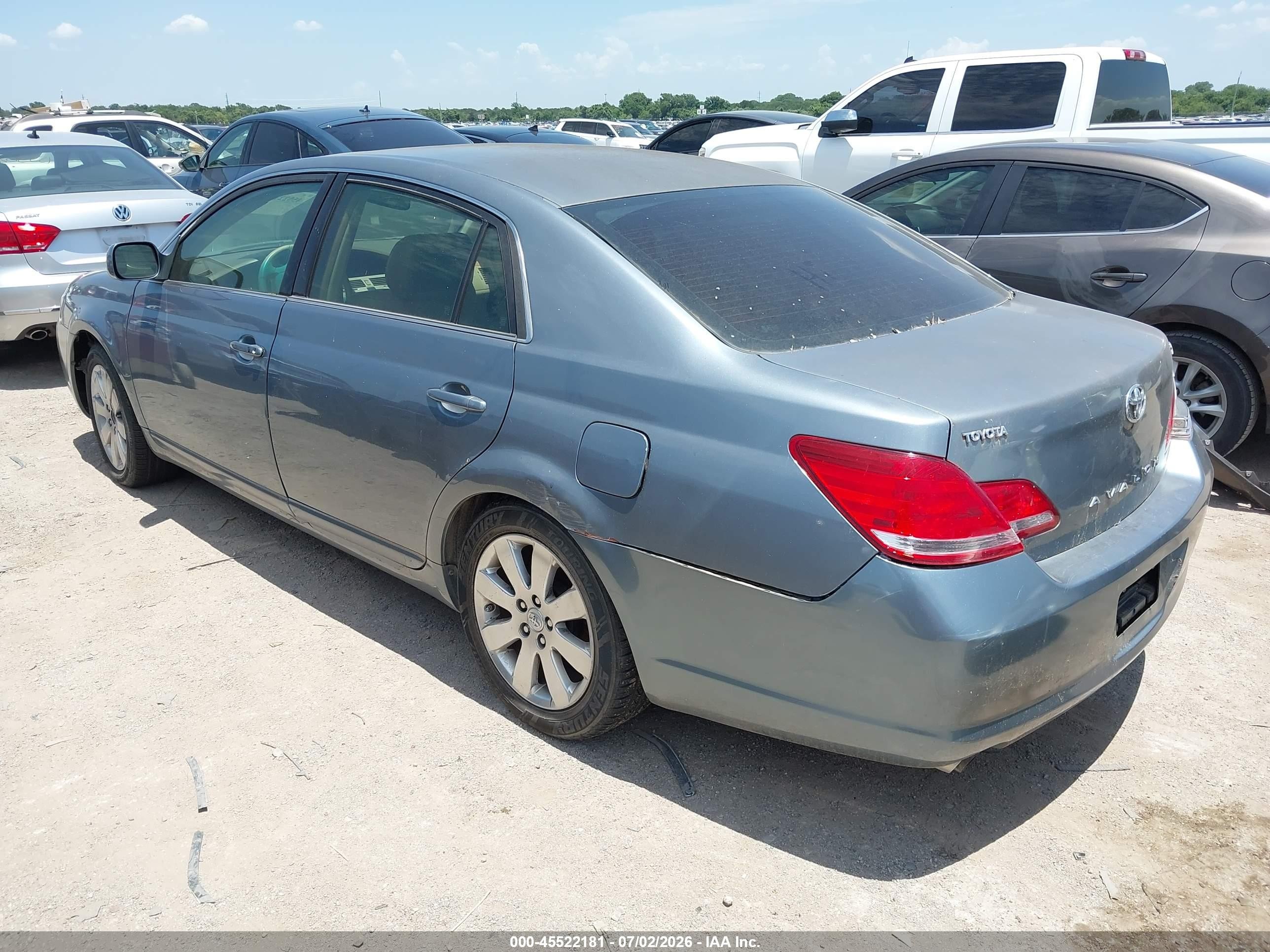 2007 Toyota Avalon Xls Light Blue vin: 4T1BK36B87U197771