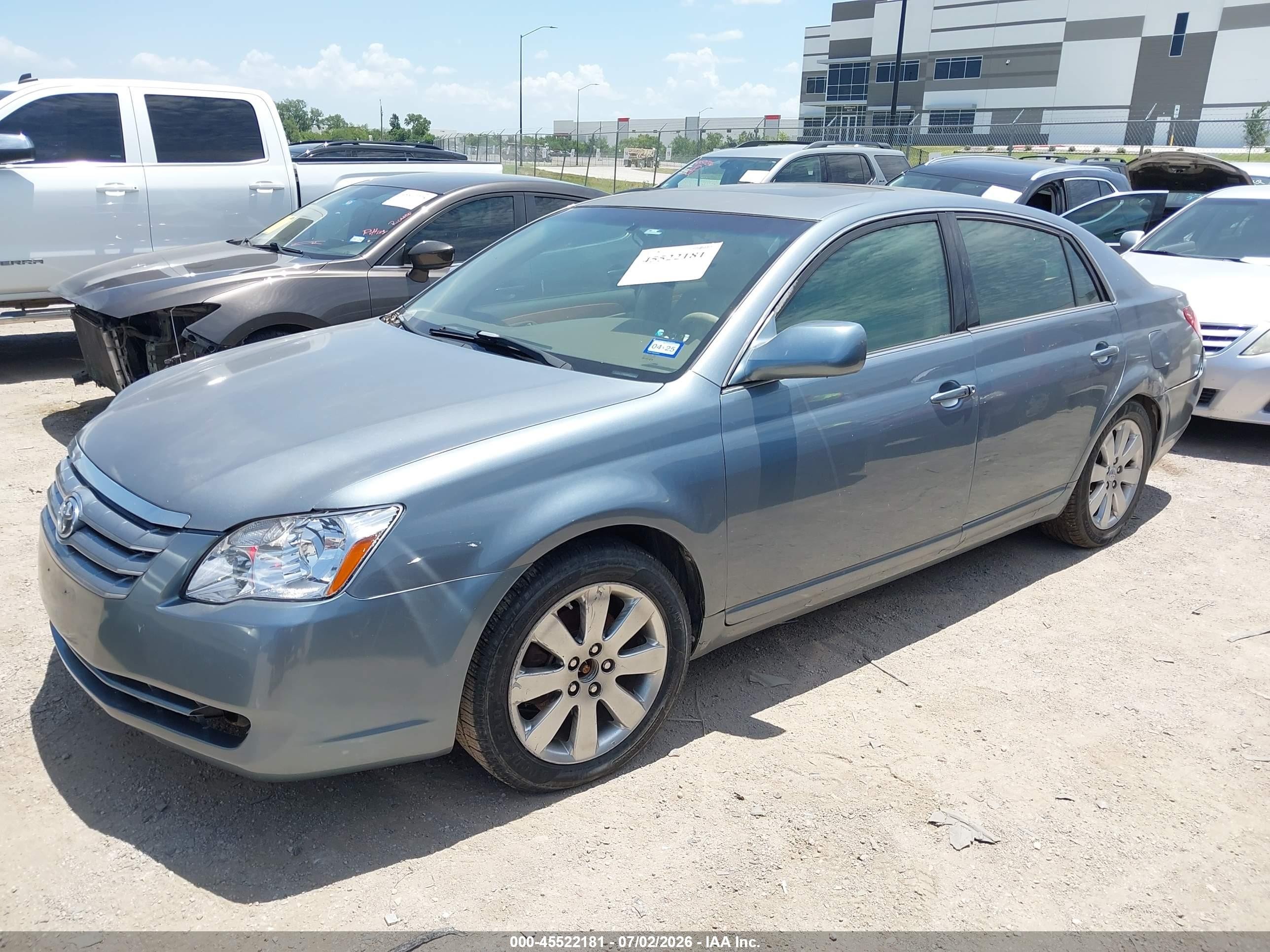 2007 Toyota Avalon Xls Light Blue vin: 4T1BK36B87U197771