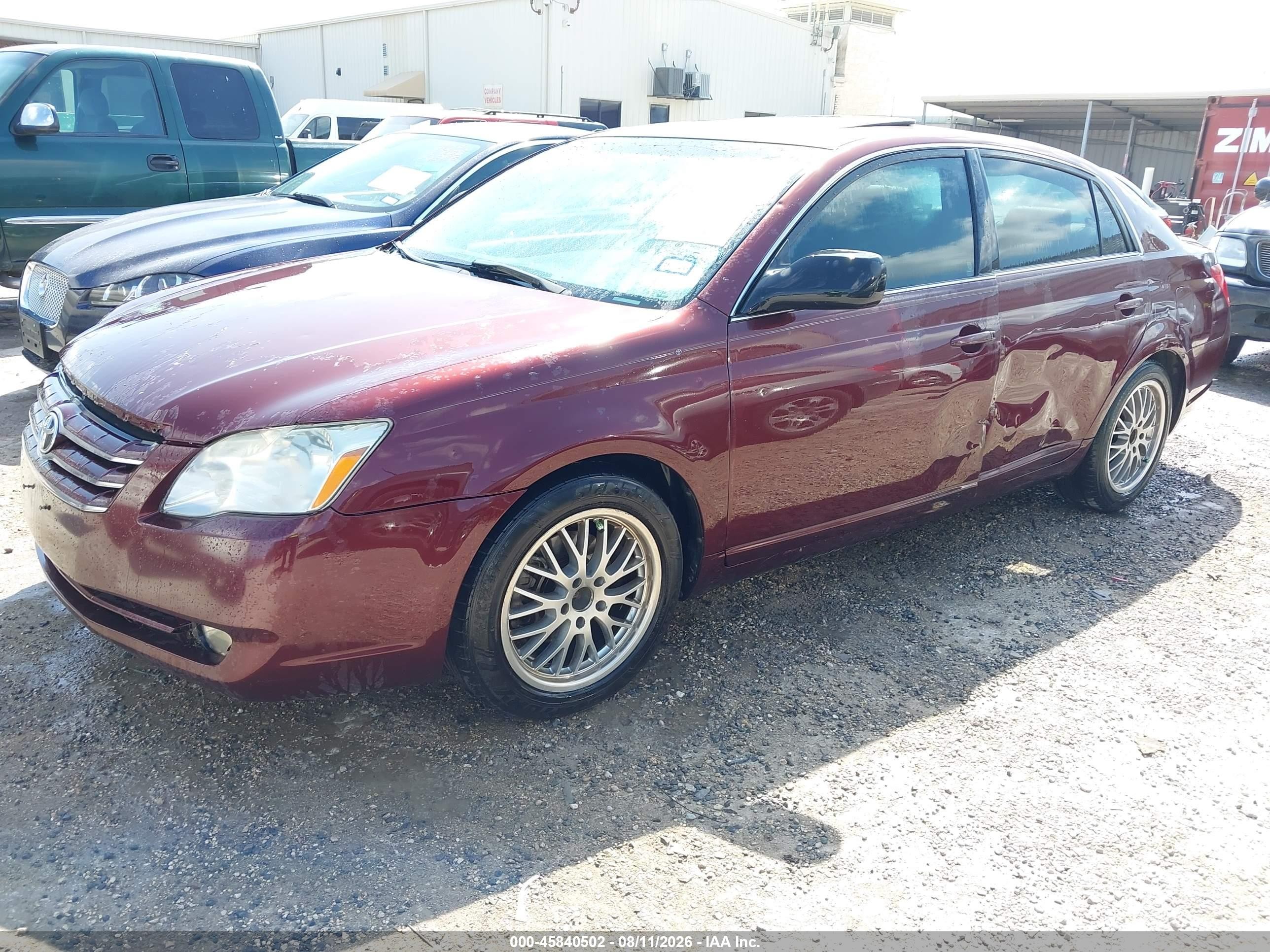 2007 Toyota Avalon Xls Бордовый vin: 4T1BK36B87U197964