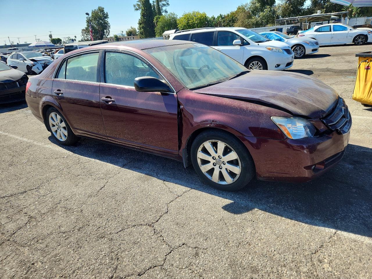 2007 Toyota Avalon Xls Burgundy vin: 4T1BK36B87U215816