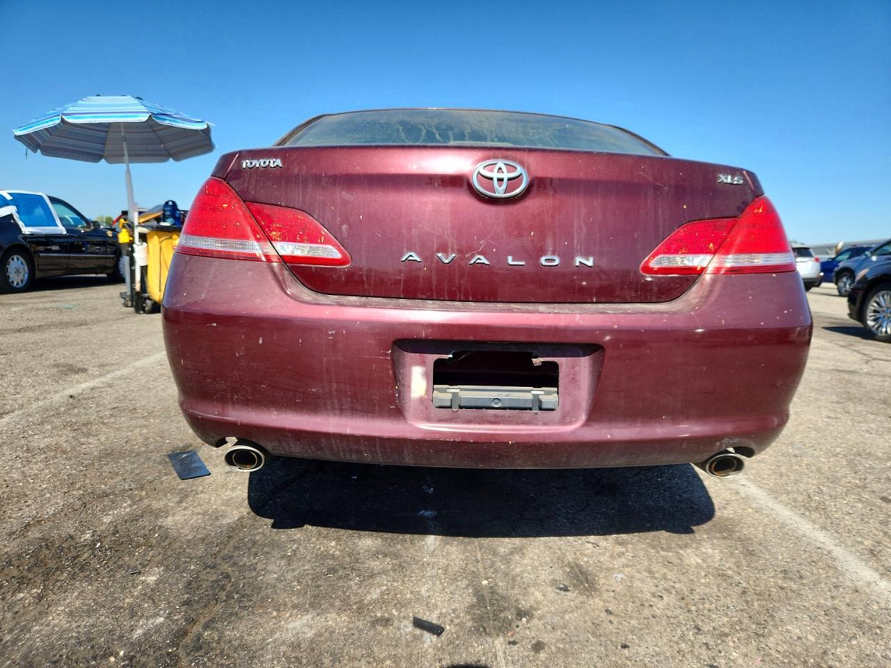 2007 Toyota Avalon Xls Burgundy vin: 4T1BK36B87U215816
