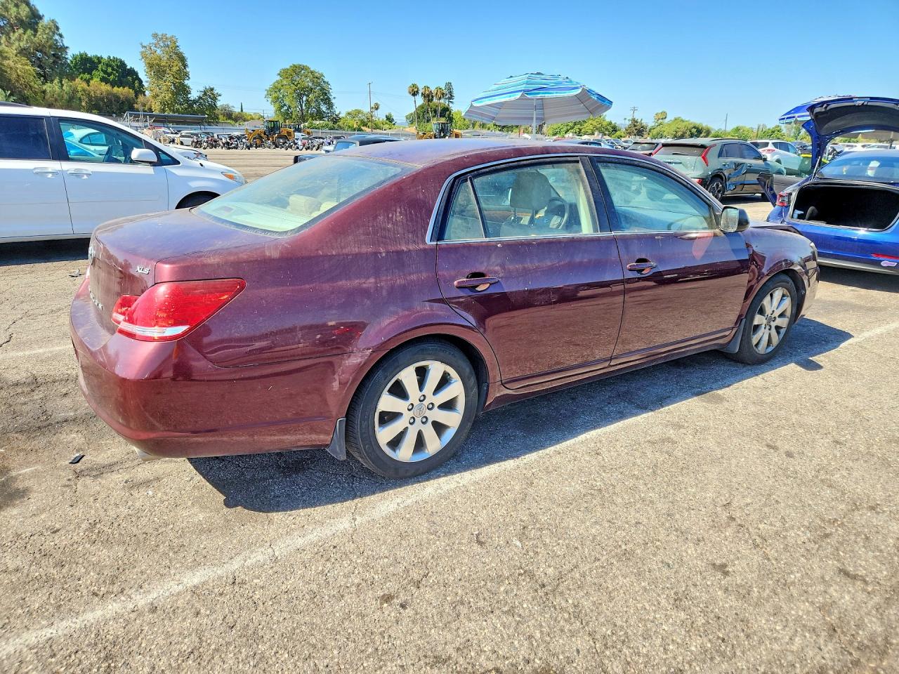 2007 Toyota Avalon Xls Burgundy vin: 4T1BK36B87U215816
