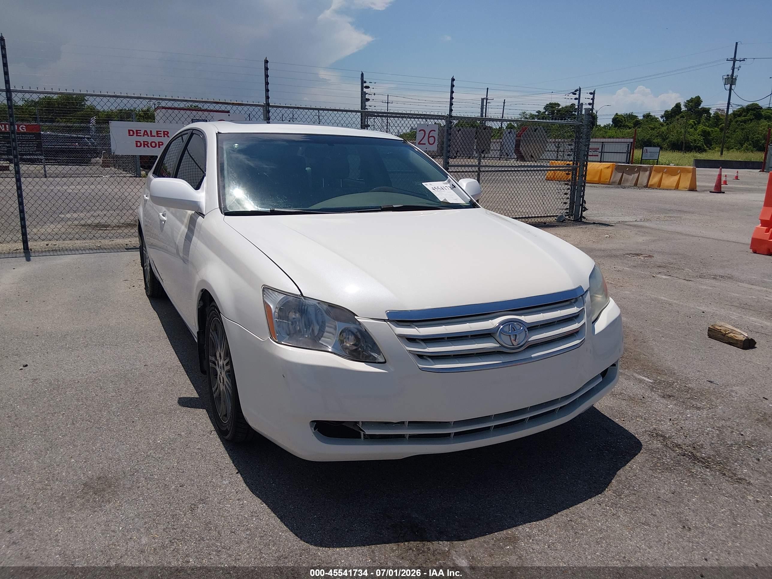 2007 Toyota Avalon Limited White vin: 4T1BK36B87U219106