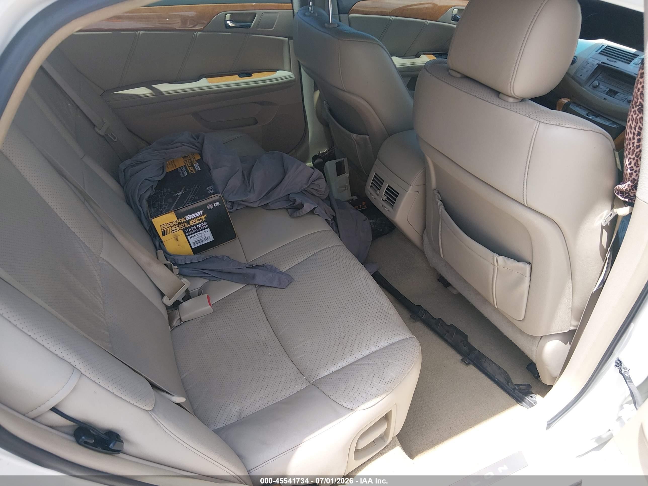 2007 Toyota Avalon Limited White vin: 4T1BK36B87U219106