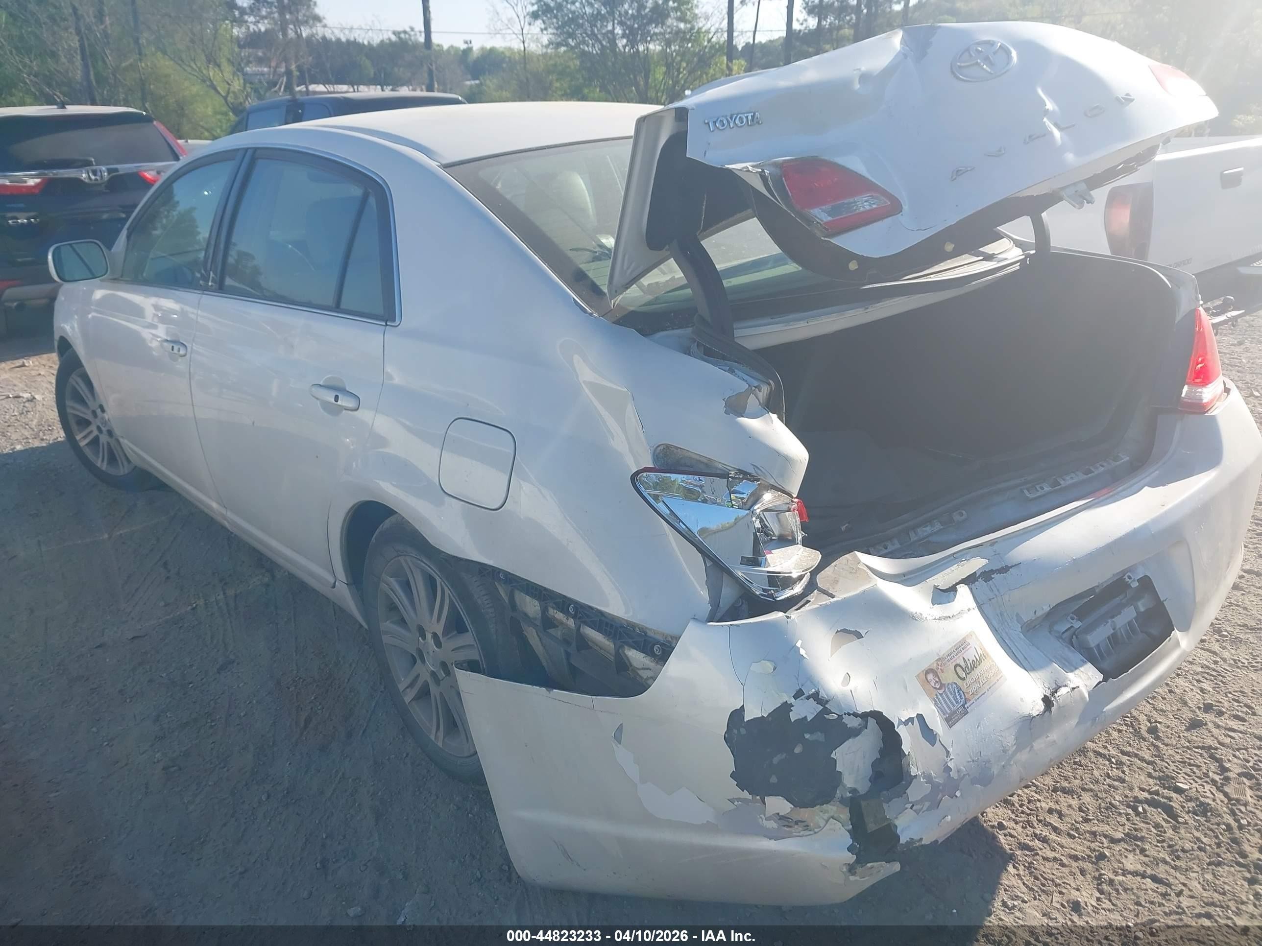 2007 Toyota Avalon Limited White vin: 4T1BK36B87U235421