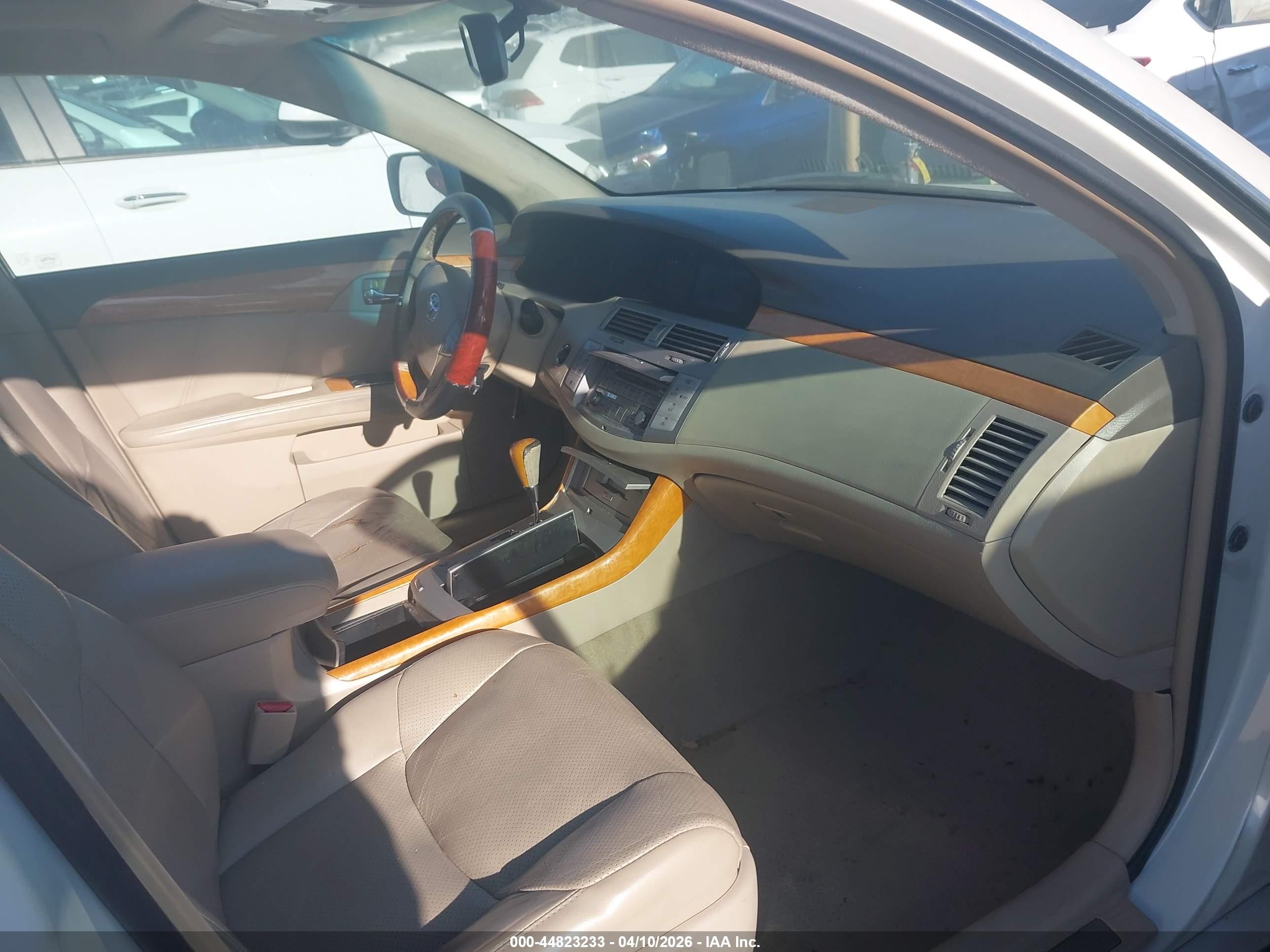 2007 Toyota Avalon Limited White vin: 4T1BK36B87U235421