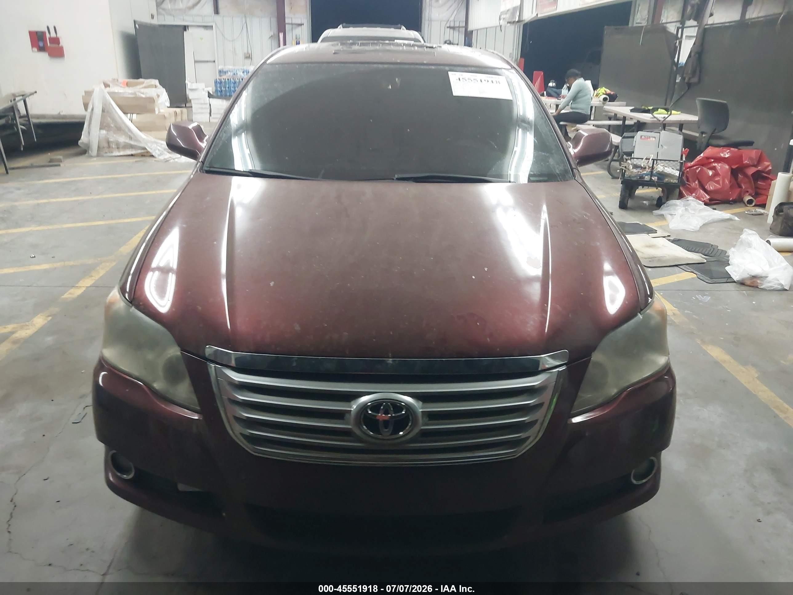 2008 Toyota Avalon Limited Maroon vin: 4T1BK36B88U260515