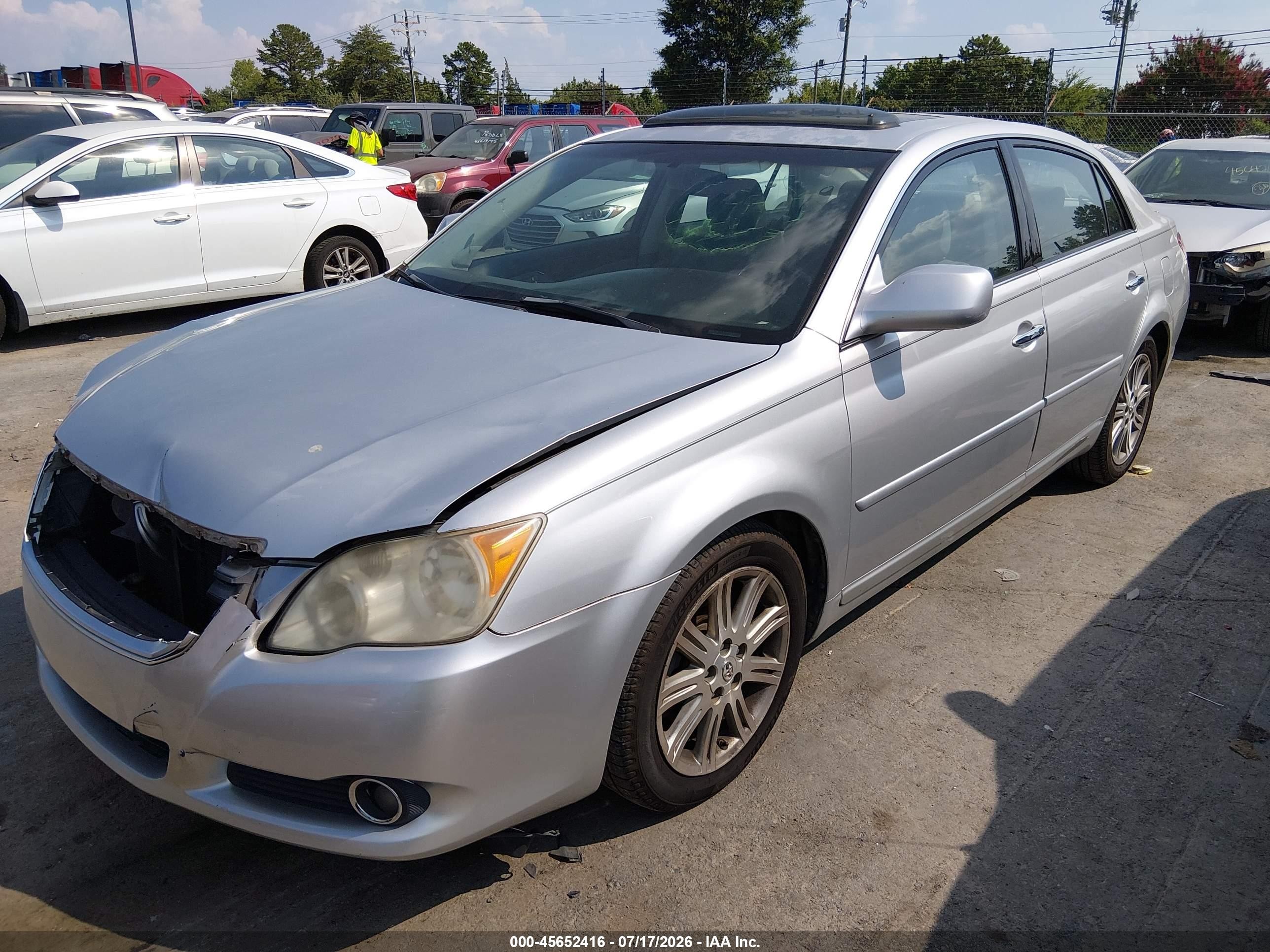 2008 Toyota Avalon Limited Silver vin: 4T1BK36B88U277735