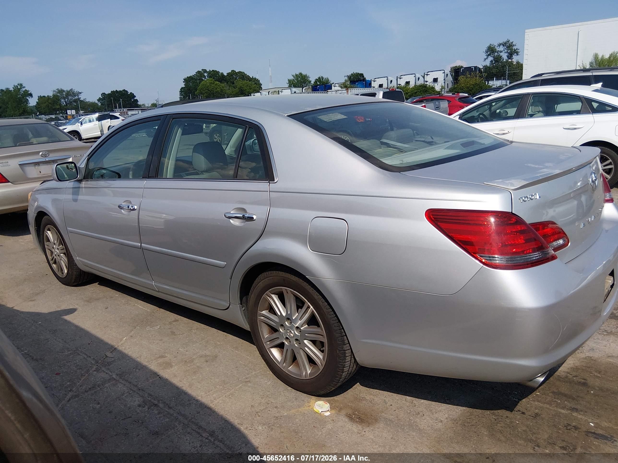 2008 Toyota Avalon Limited Silver vin: 4T1BK36B88U277735