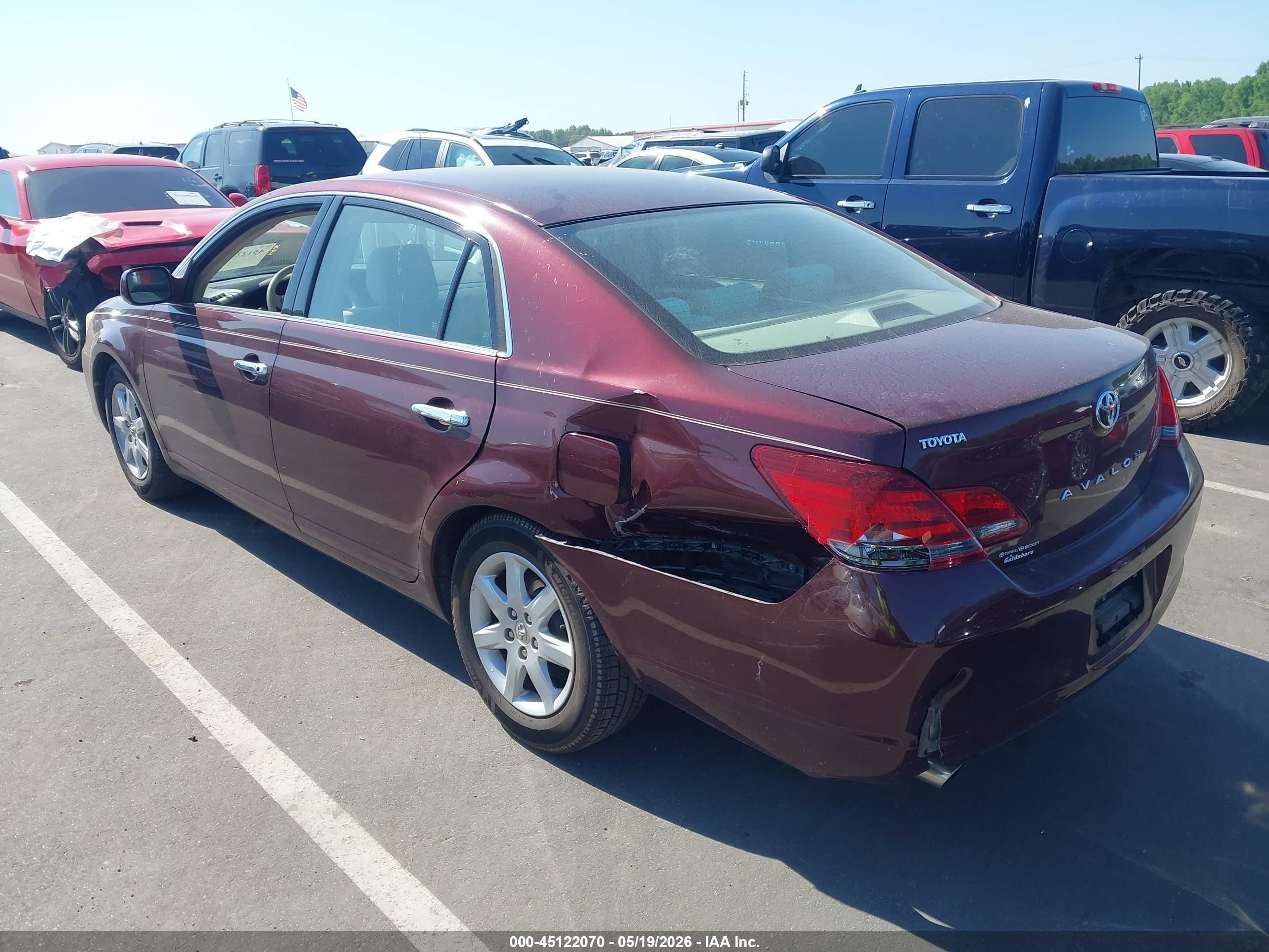 2008 Toyota Avalon Xl Maroon vin: 4T1BK36B88U286967