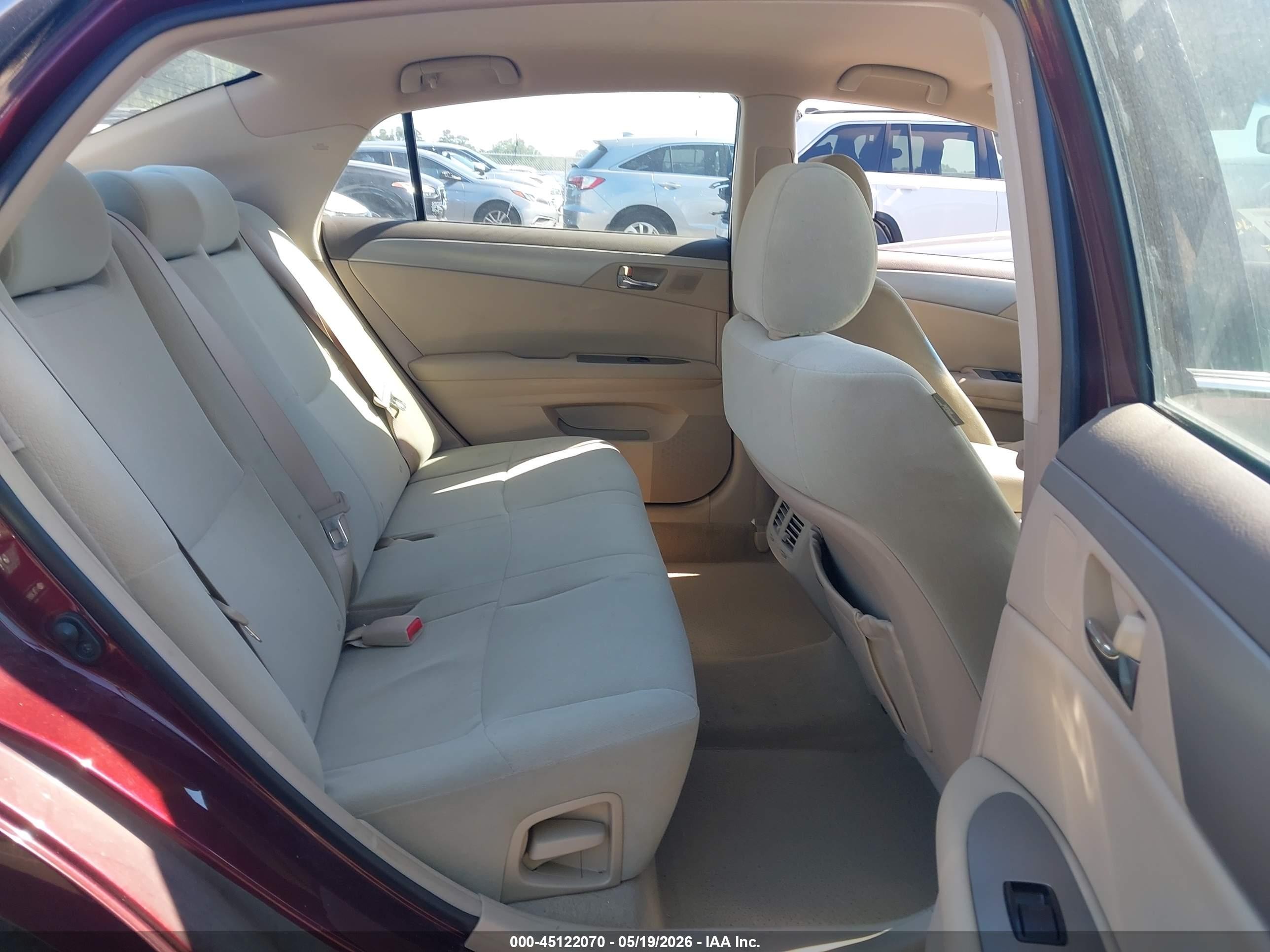 2008 Toyota Avalon Xl Maroon vin: 4T1BK36B88U286967