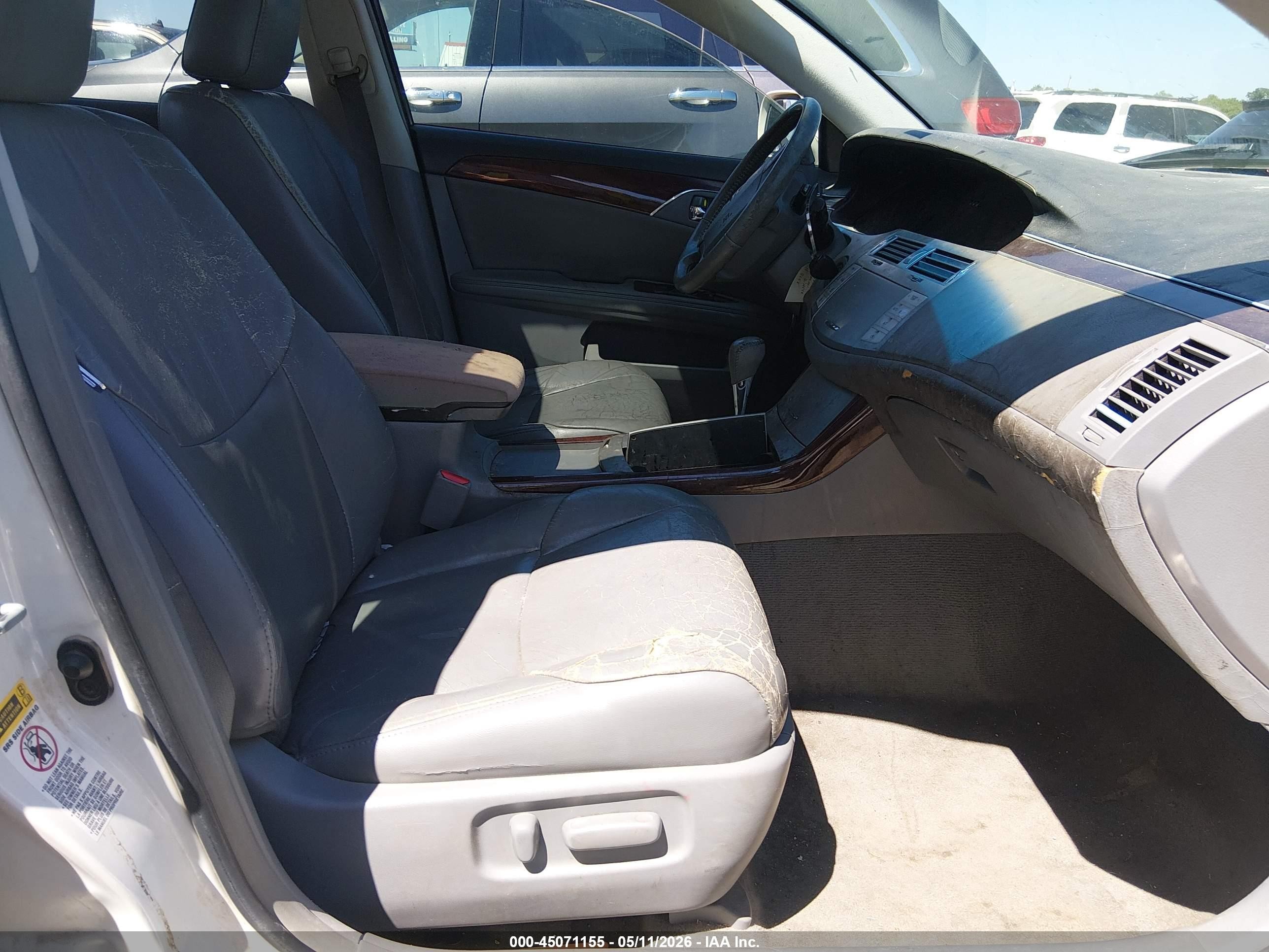 2009 Toyota Avalon Xls White vin: 4T1BK36B89U348658