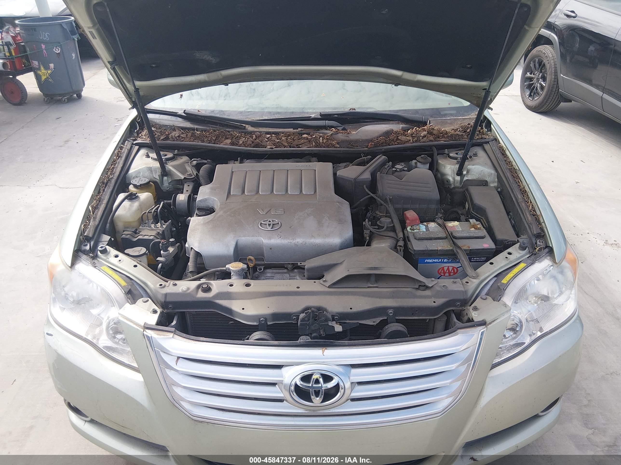 2009 Toyota Avalon Limited Зеленый vin: 4T1BK36B89U351897