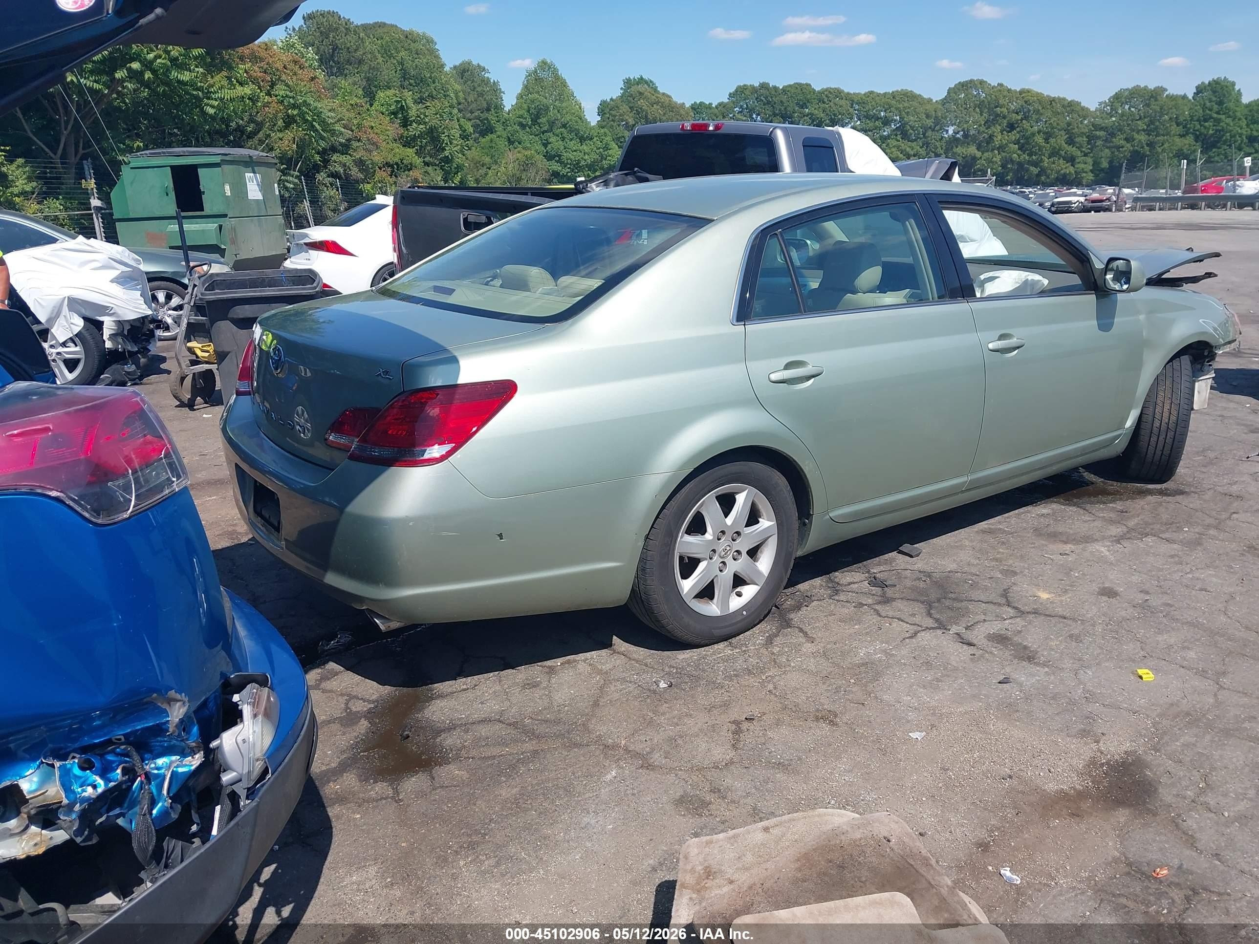2005 Toyota Avalon Xl Green vin: 4T1BK36B95U027710