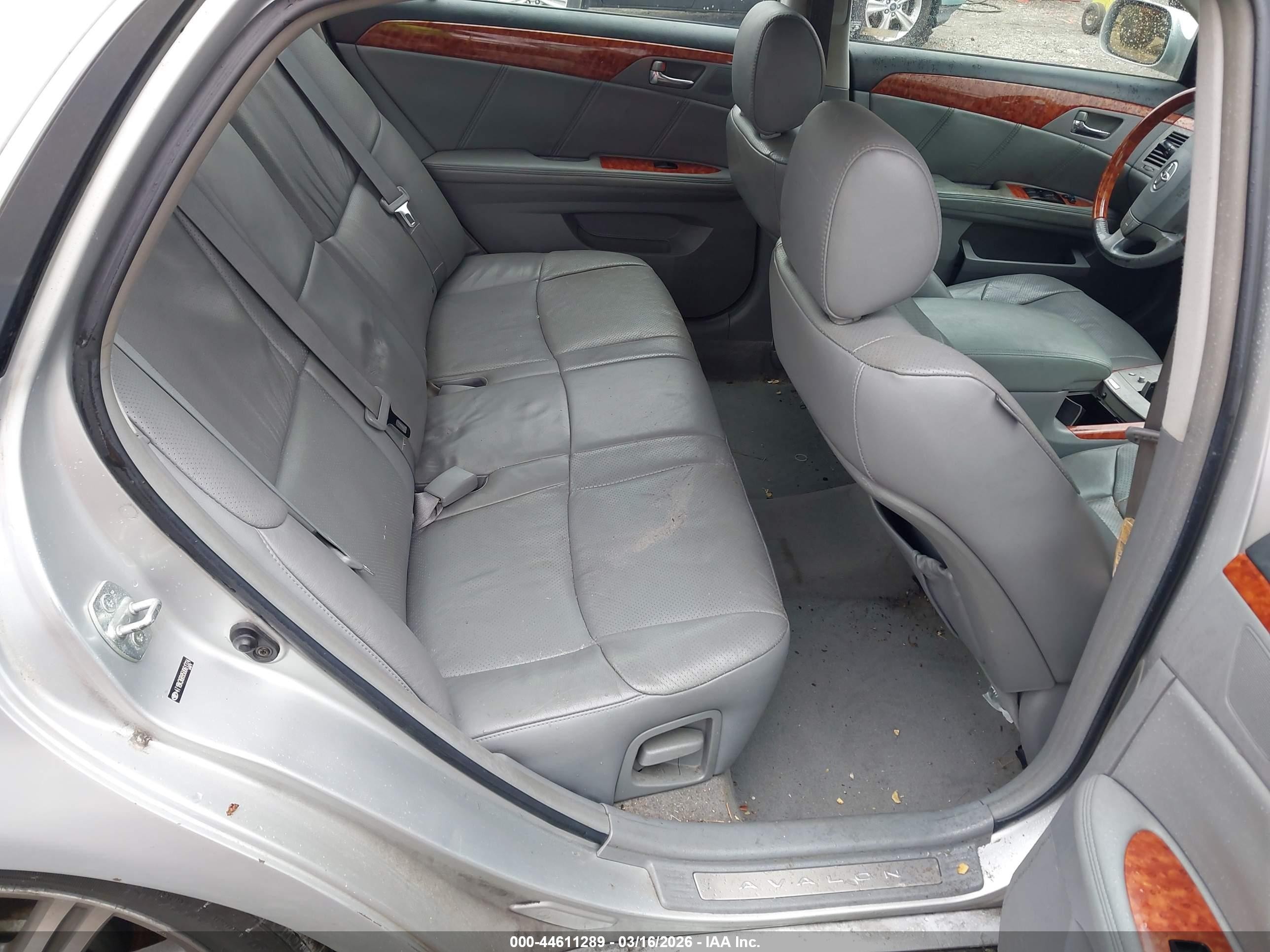 2005 Toyota Avalon Limited Silver vin: 4T1BK36B95U061324
