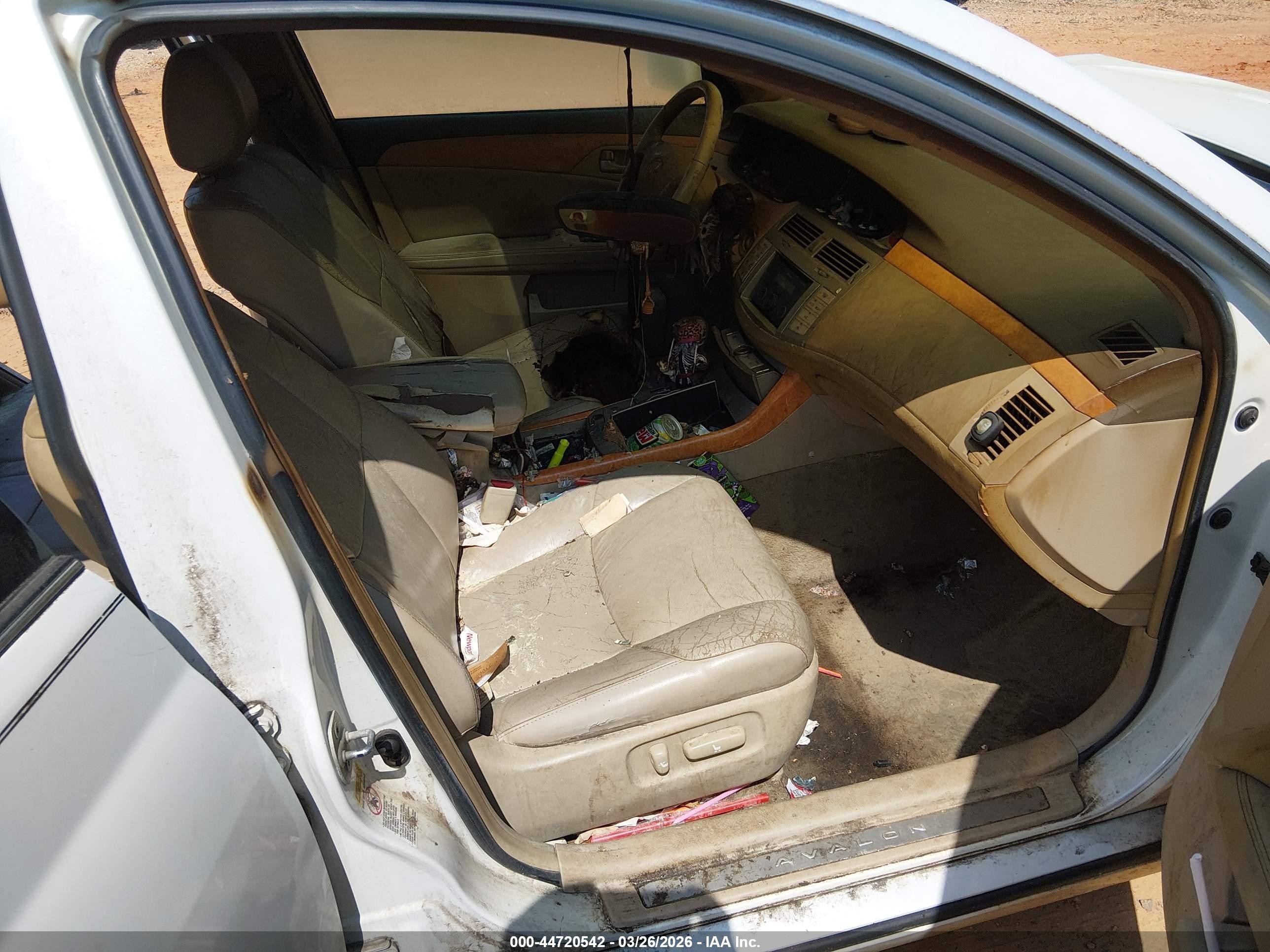 2006 Toyota Avalon Xls White vin: 4T1BK36B96U063088