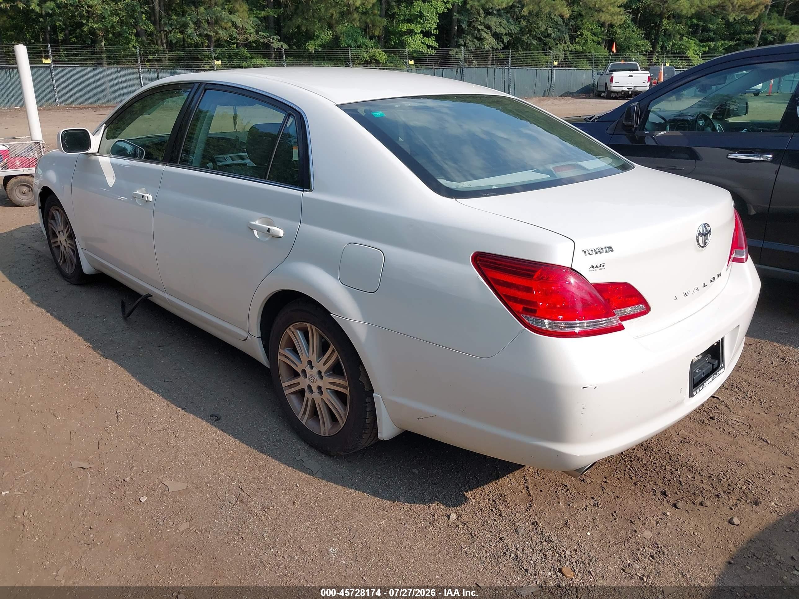 2006 Toyota Avalon Limited White vin: 4T1BK36B96U089223