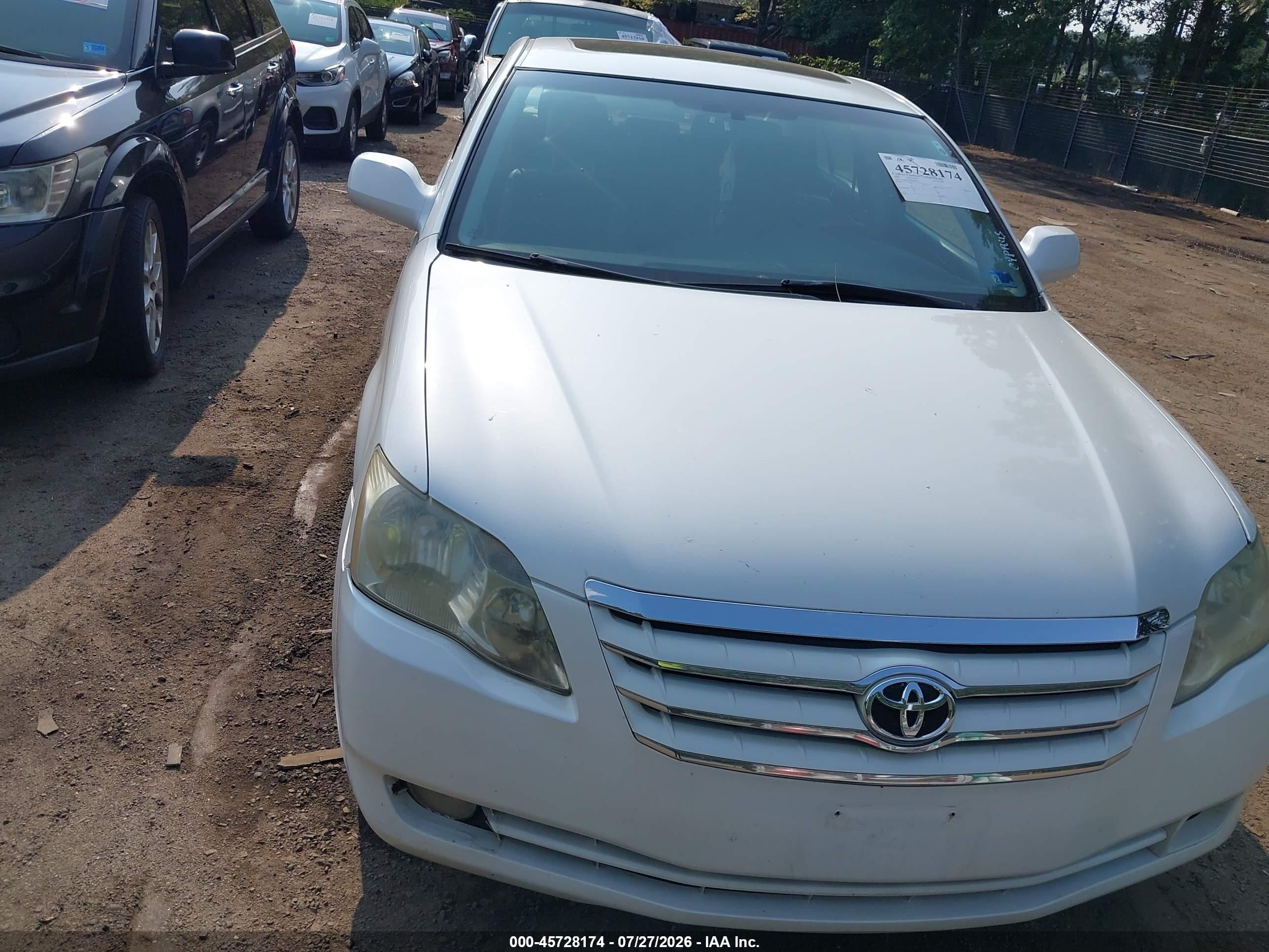 2006 Toyota Avalon Limited White vin: 4T1BK36B96U089223