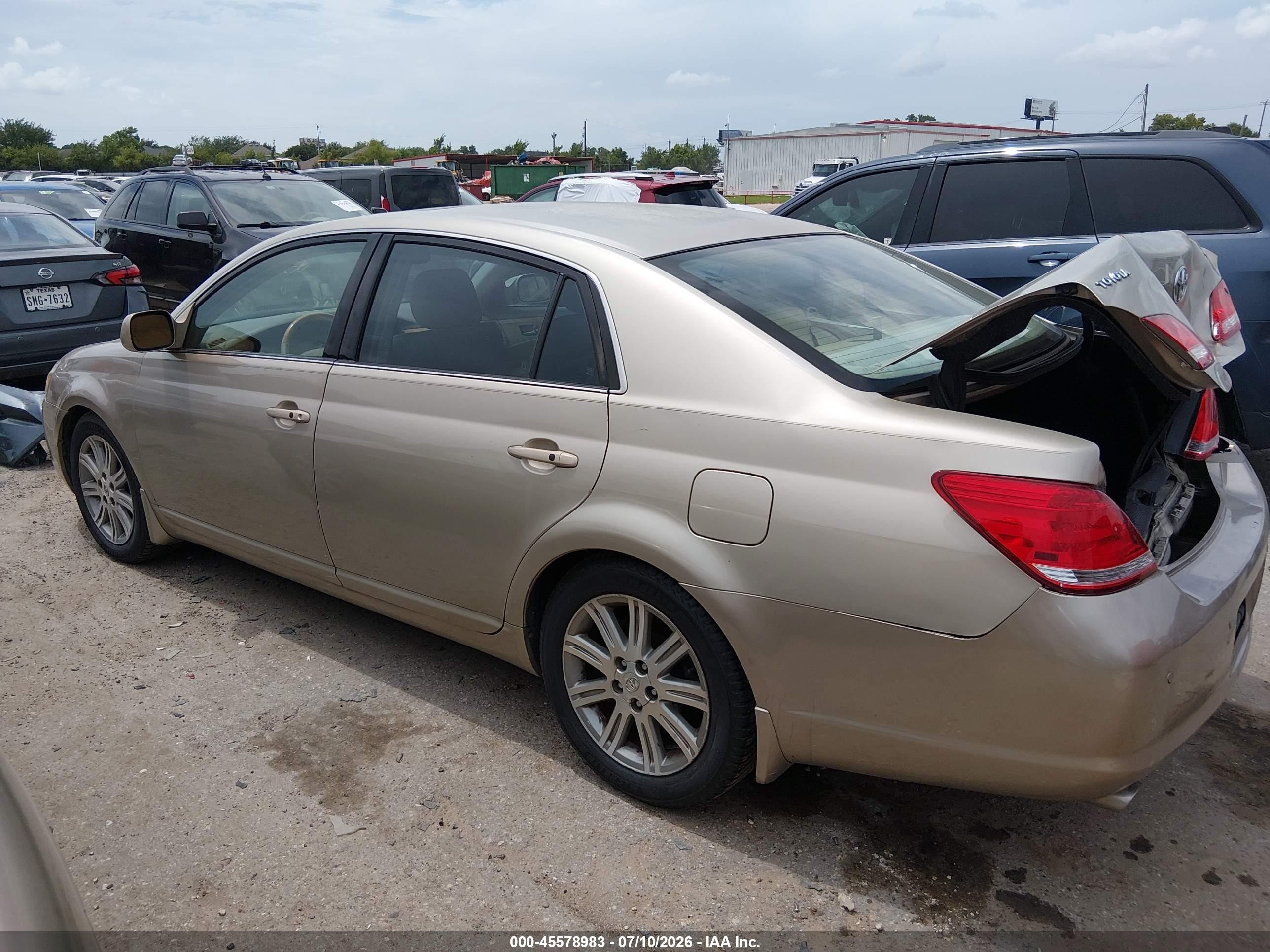 2006 Toyota Avalon Limited Золотой vin: 4T1BK36B96U106439