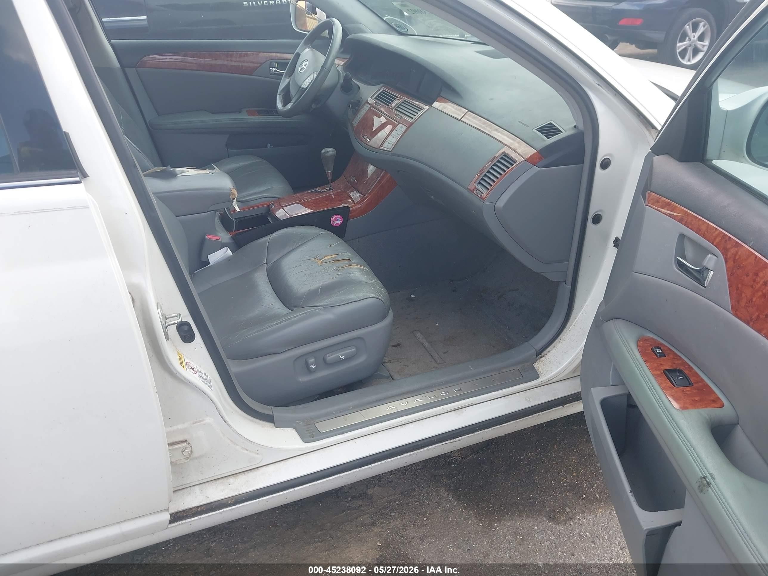 2006 Toyota Avalon Xls White vin: 4T1BK36B96U108675