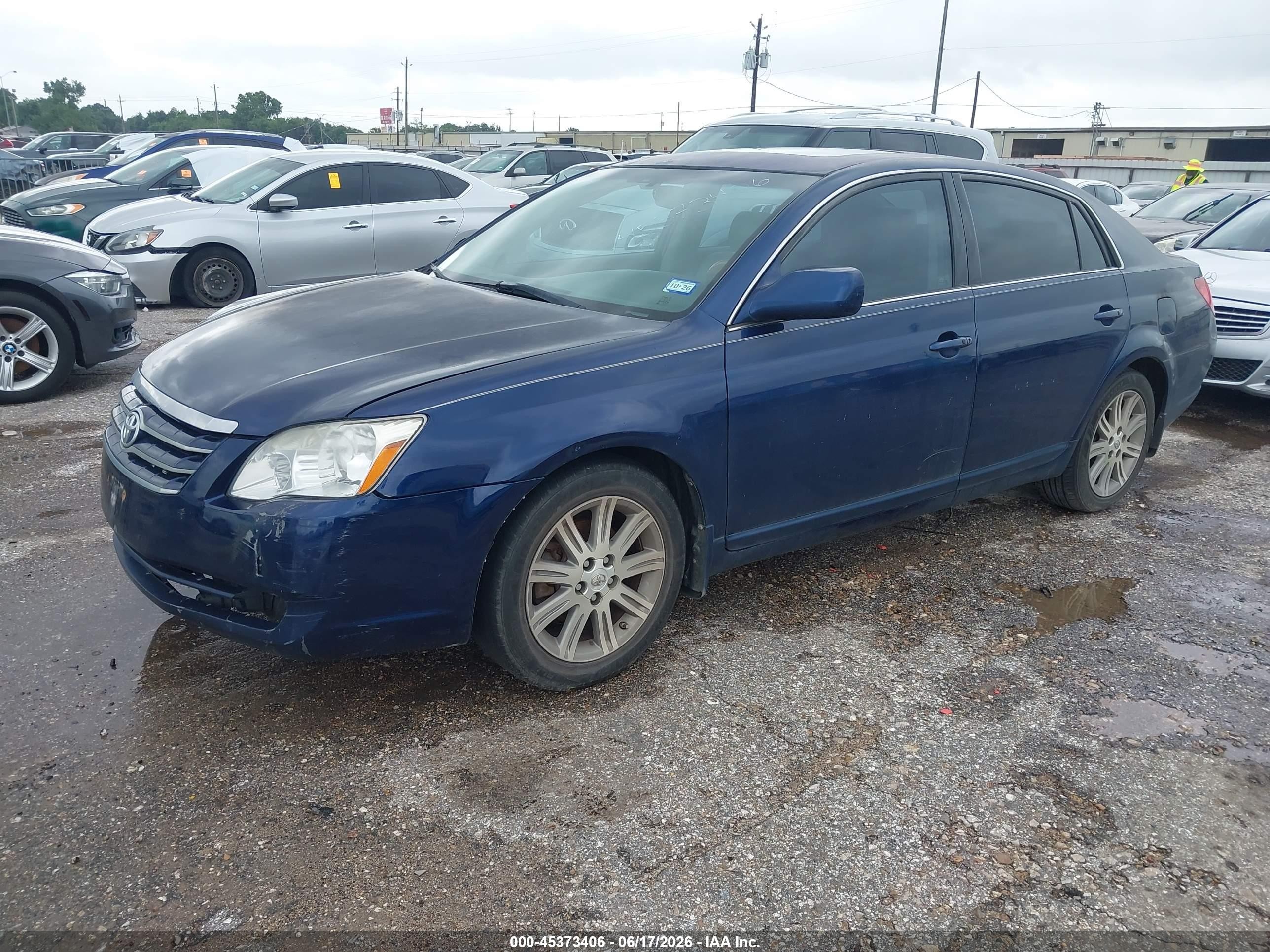 2007 Toyota Avalon Limited Синий vin: 4T1BK36B97U168652