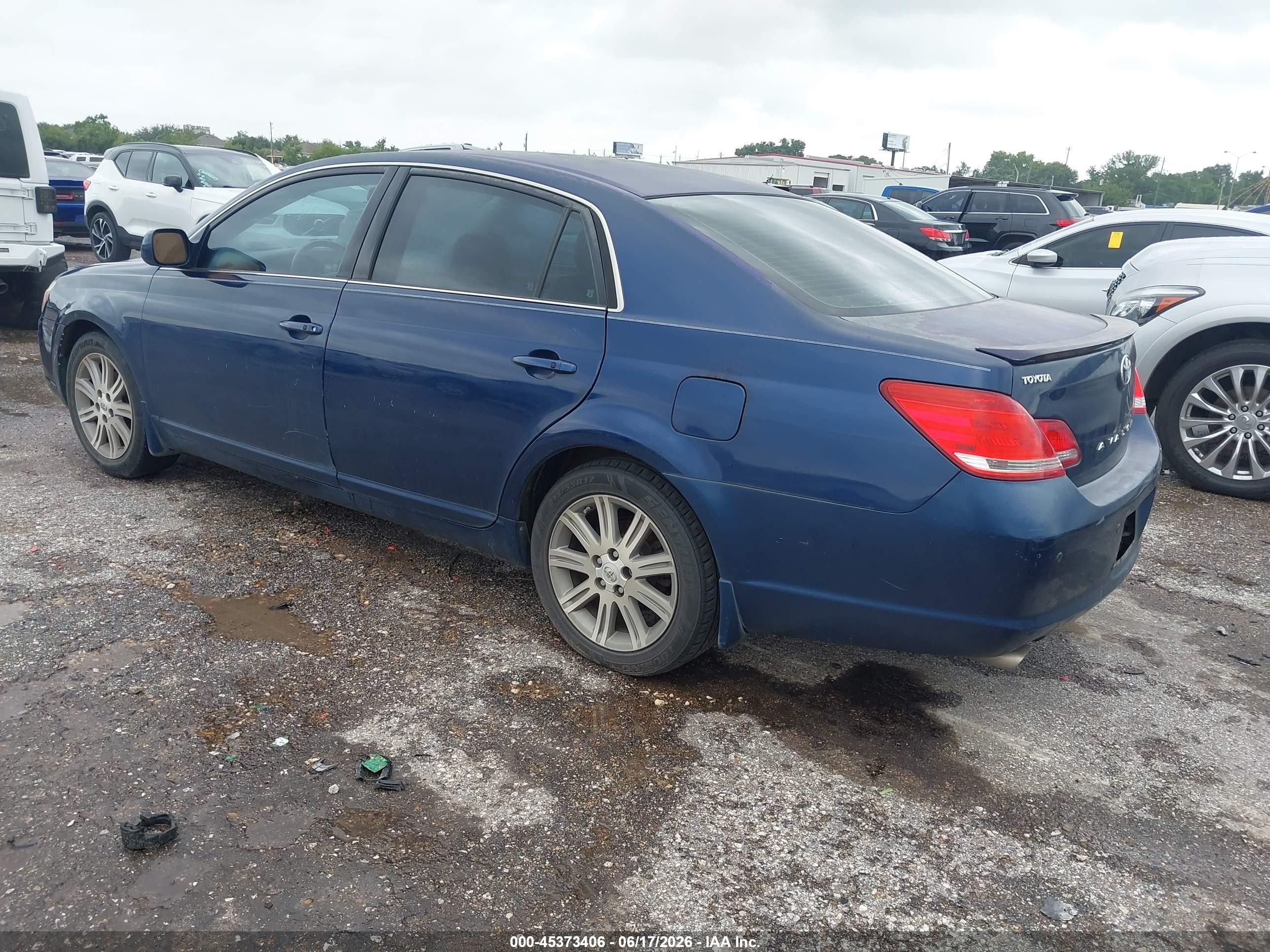 2007 Toyota Avalon Limited Синий vin: 4T1BK36B97U168652