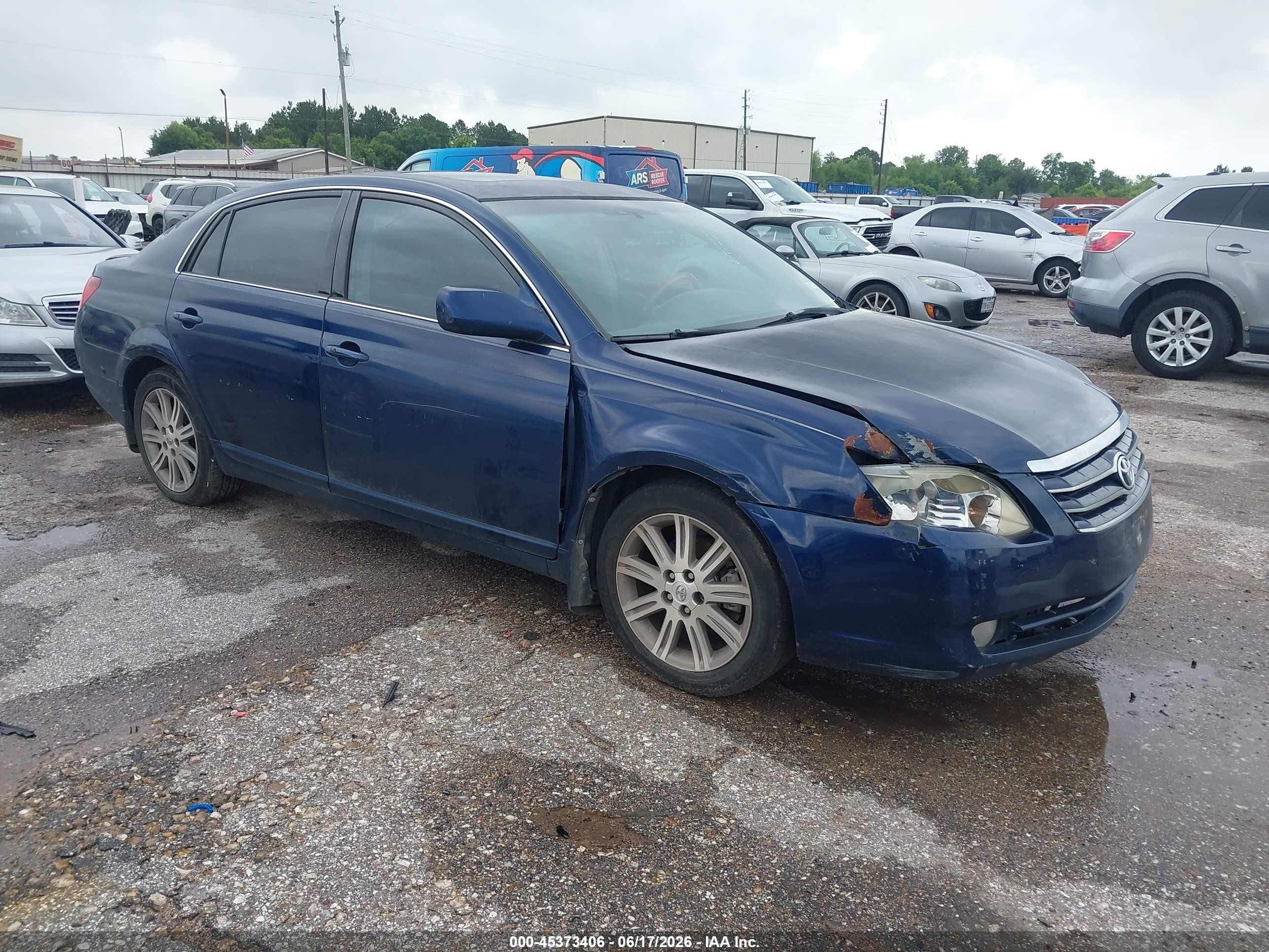 2007 Toyota Avalon Limited Синий vin: 4T1BK36B97U168652