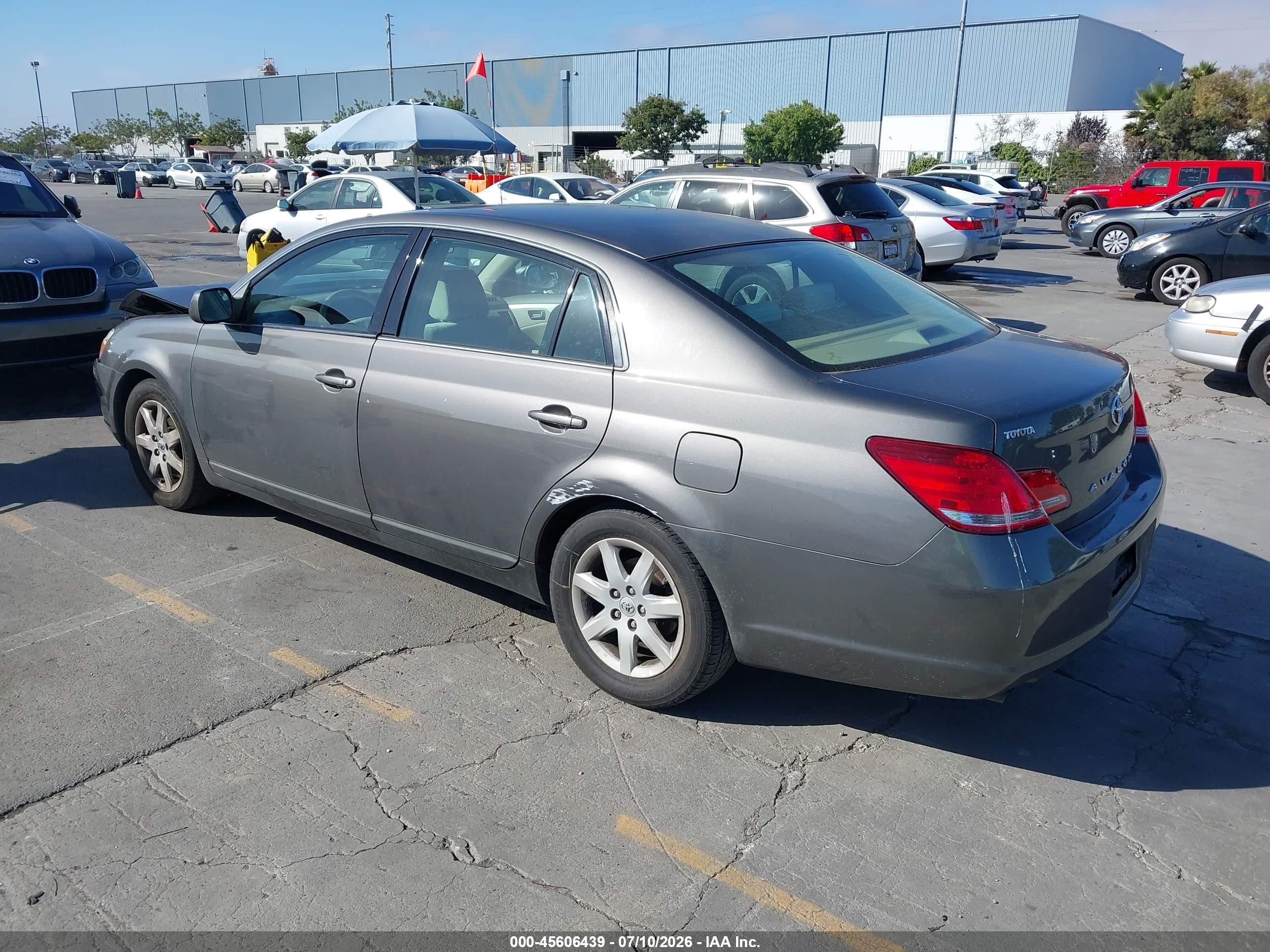 2007 Toyota Avalon Xl Gray vin: 4T1BK36B97U225285