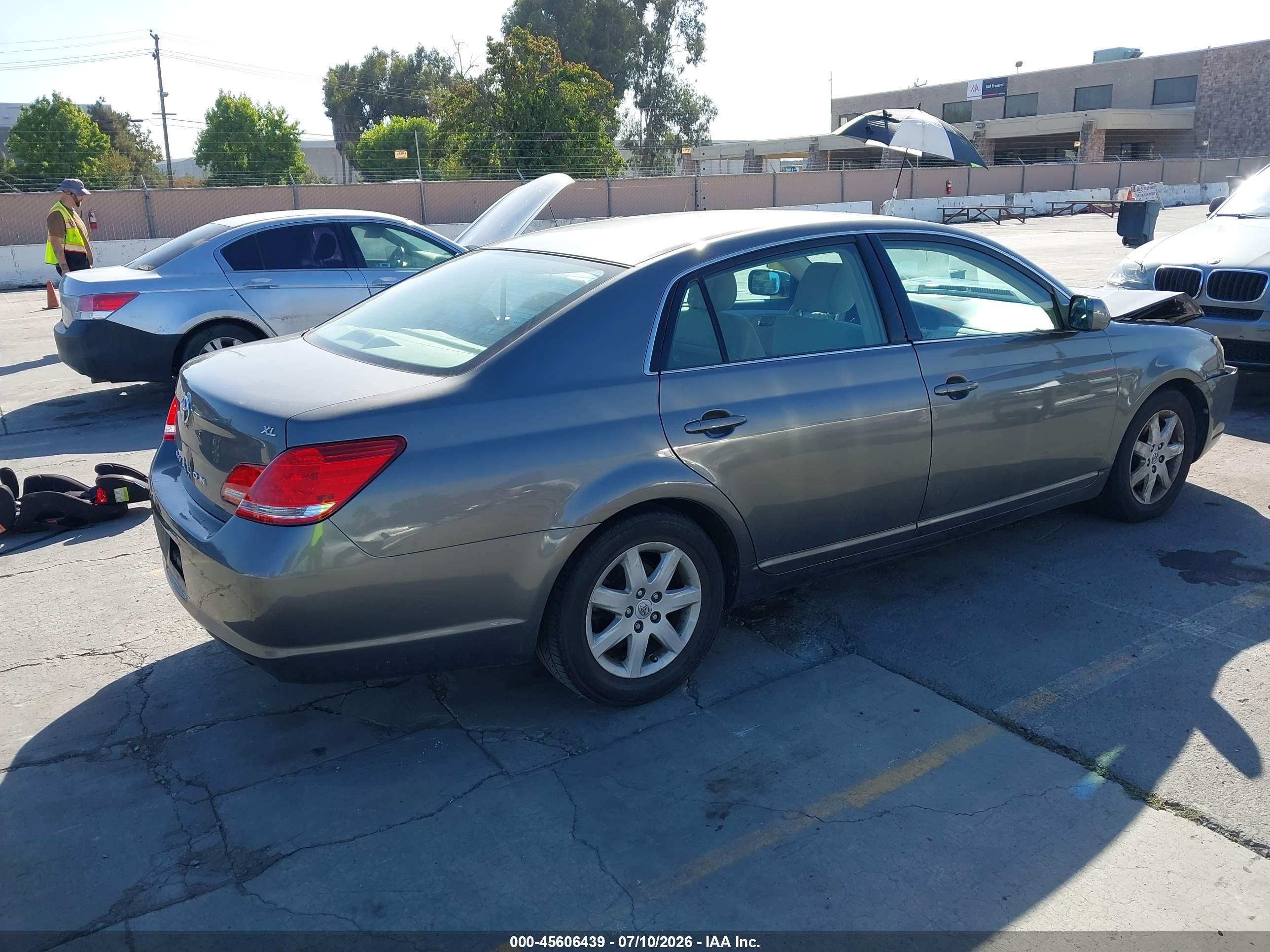 2007 Toyota Avalon Xl Gray vin: 4T1BK36B97U225285