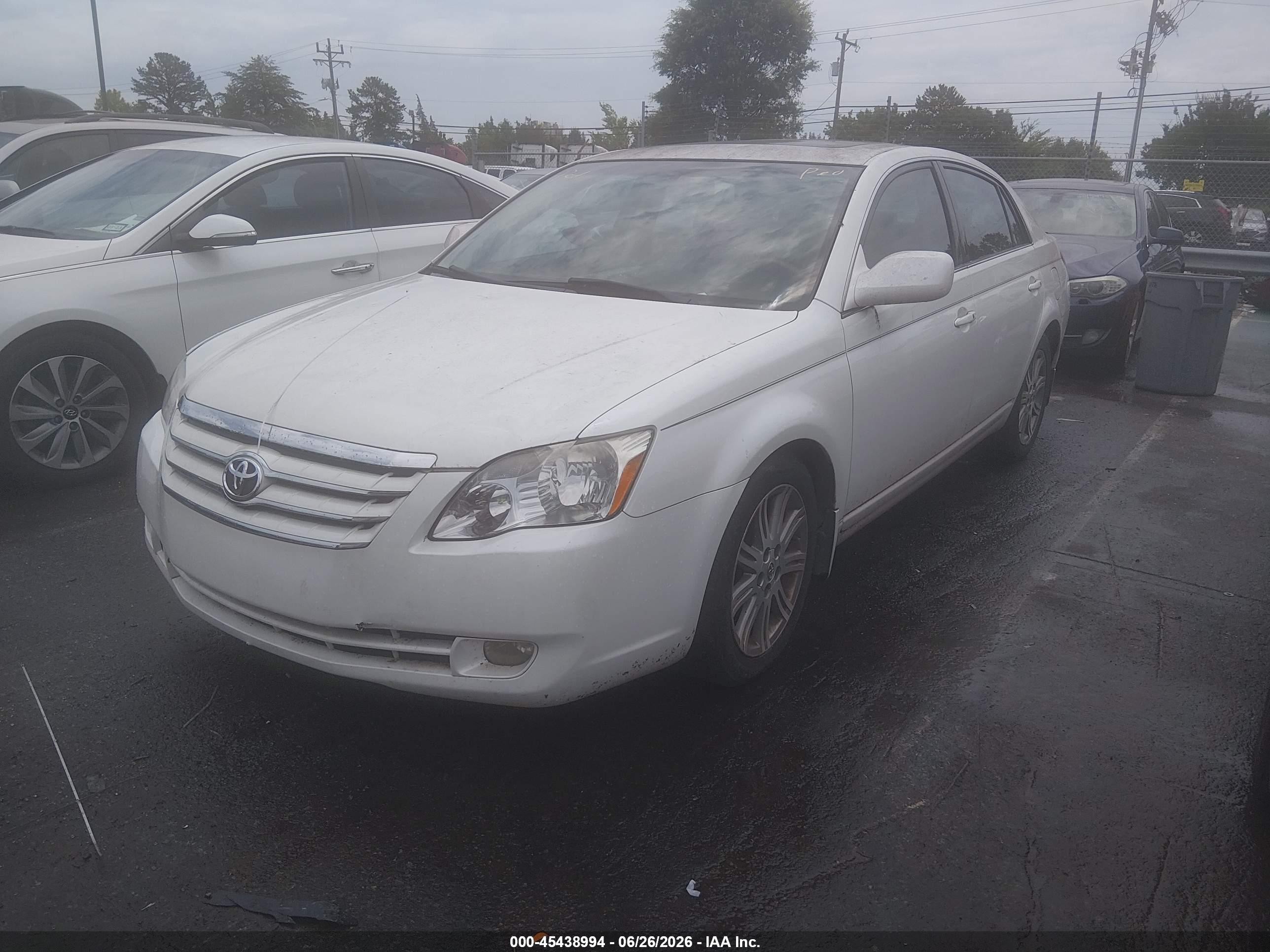 2007 Toyota Avalon Limited White vin: 4T1BK36B97U232463