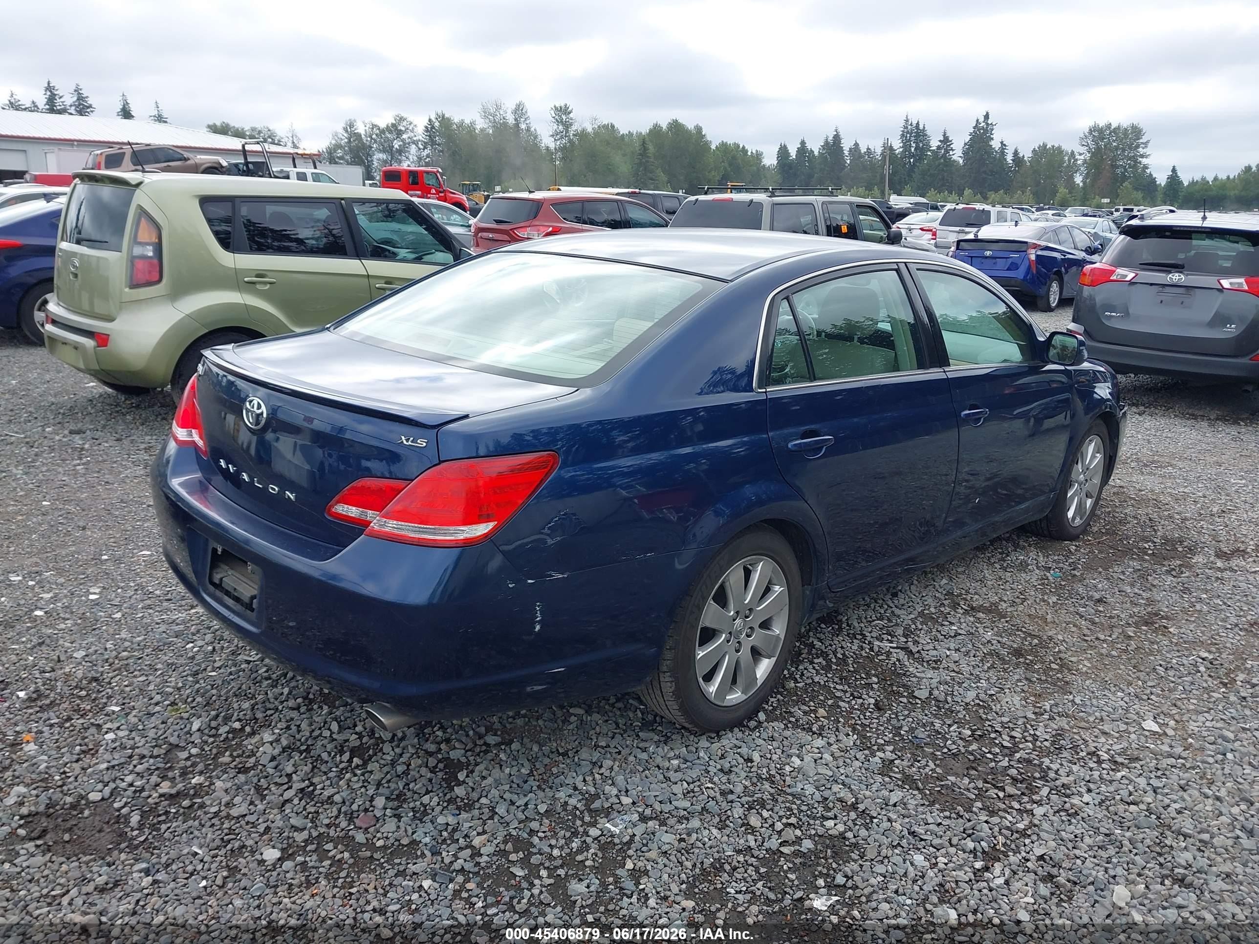 2007 Toyota Avalon Xls Dark Blue vin: 4T1BK36B97U241180
