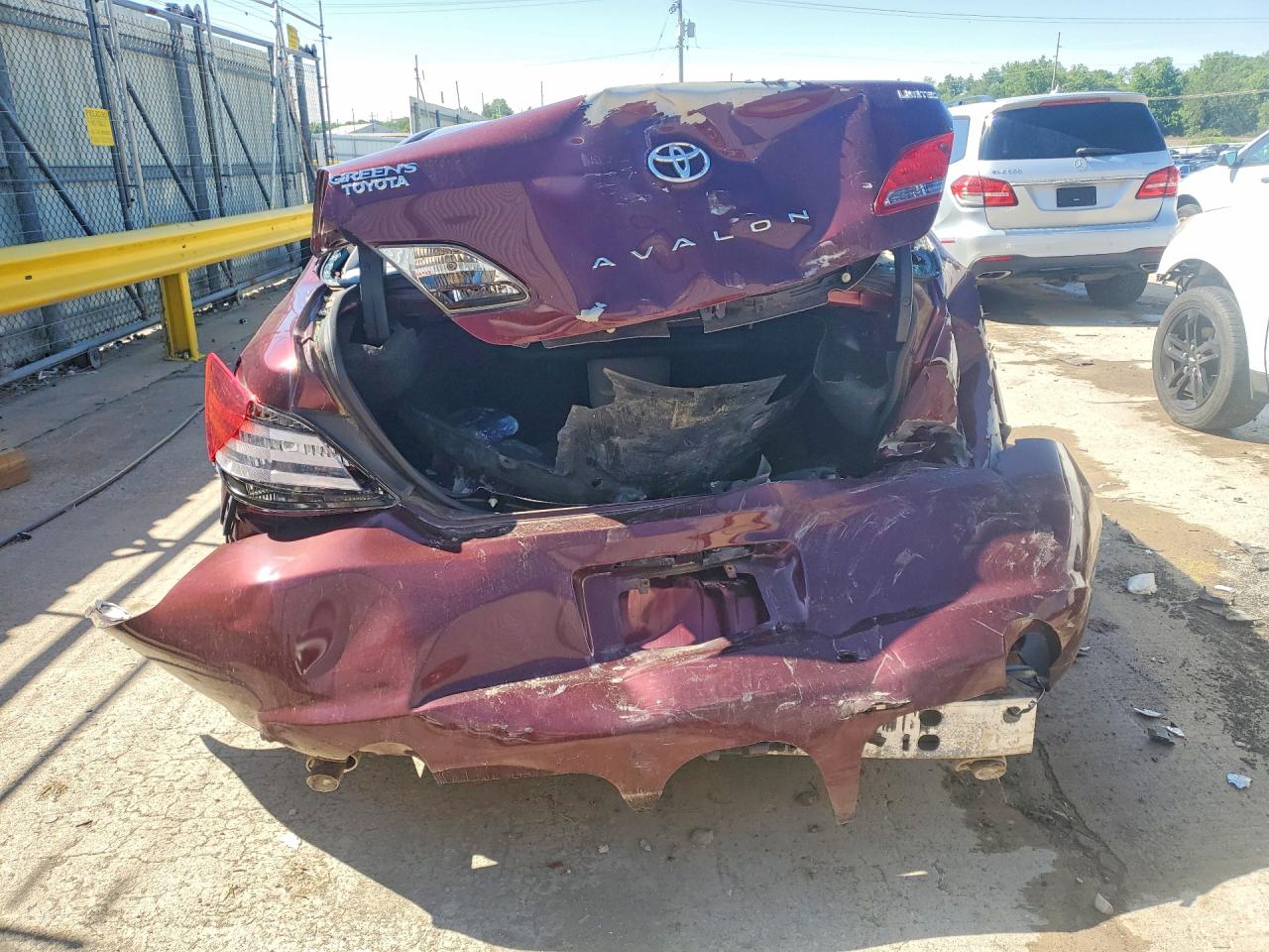 2008 Toyota Avalon Burgundy vin: 4T1BK36B98U283463