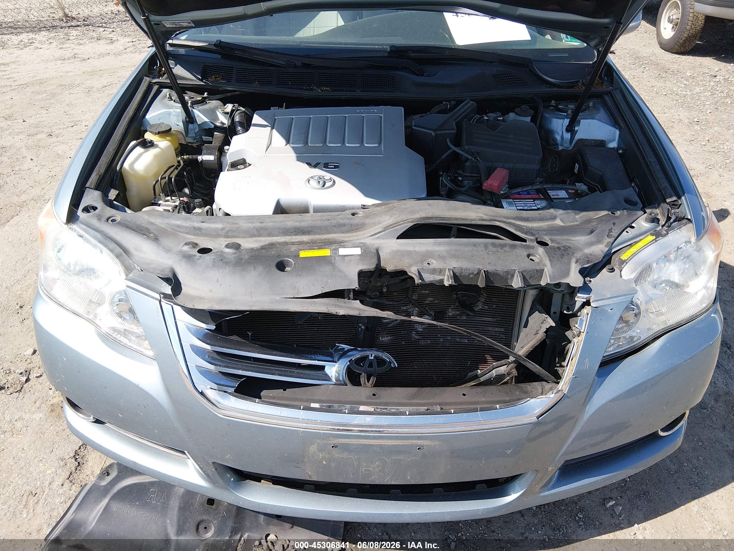 2008 Toyota Avalon Limited Light Blue vin: 4T1BK36B98U291479