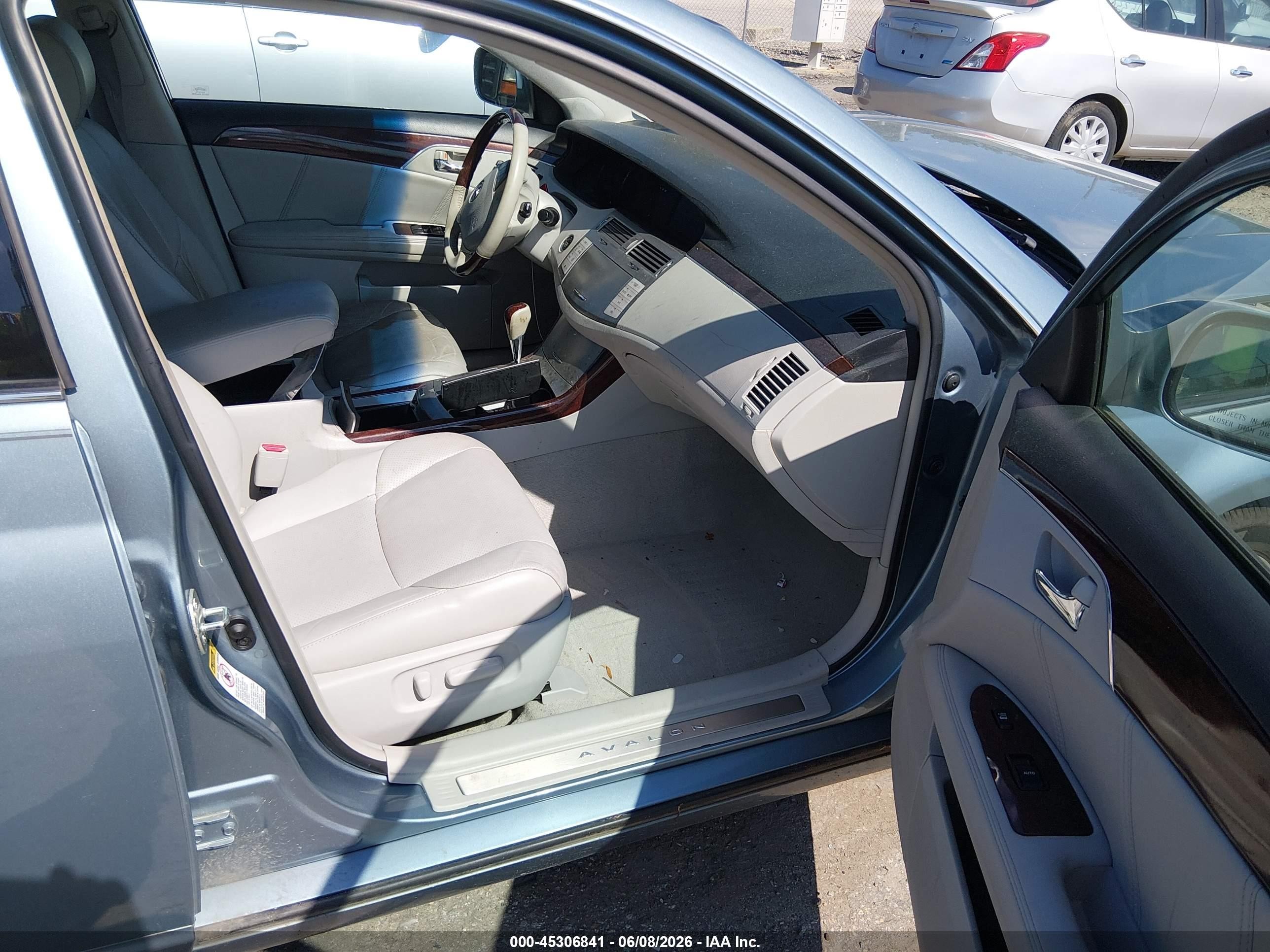 2008 Toyota Avalon Limited Light Blue vin: 4T1BK36B98U291479