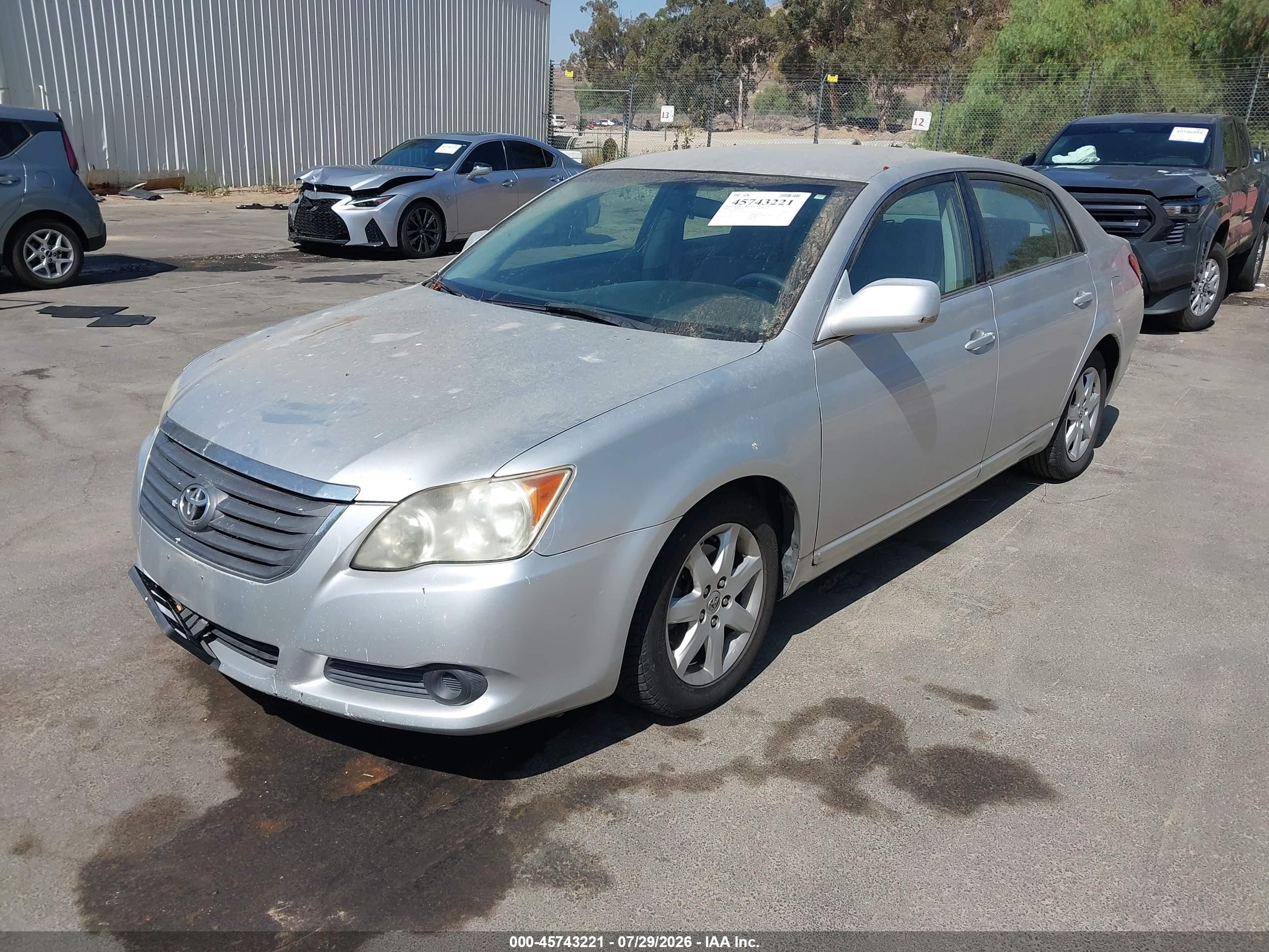 2008 Toyota Avalon Xl Silver vin: 4T1BK36B98U304182