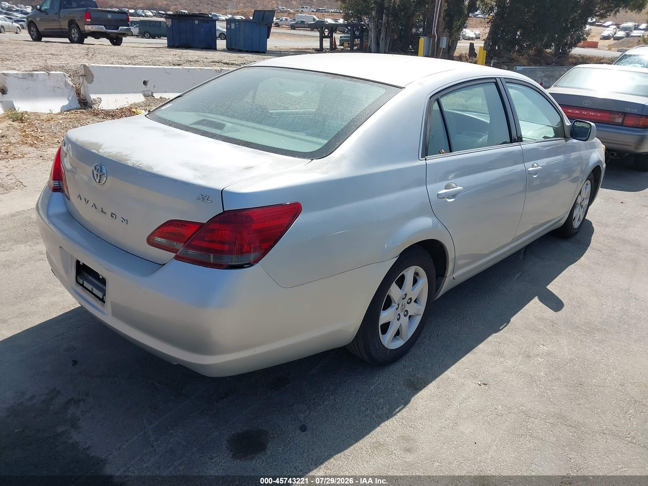 2008 Toyota Avalon Xl Silver vin: 4T1BK36B98U304182