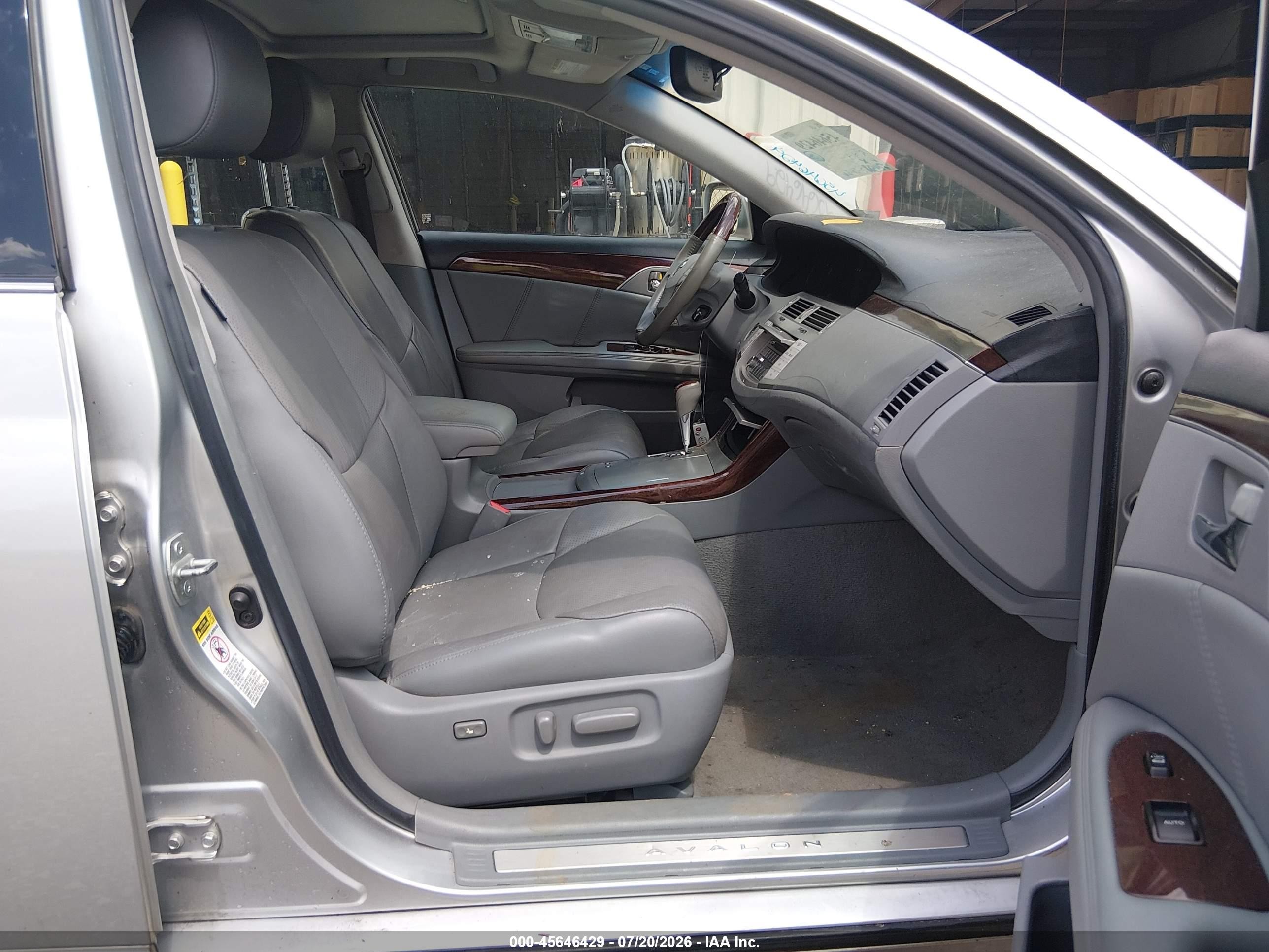2008 Toyota Avalon Limited Silver vin: 4T1BK36B98U314212