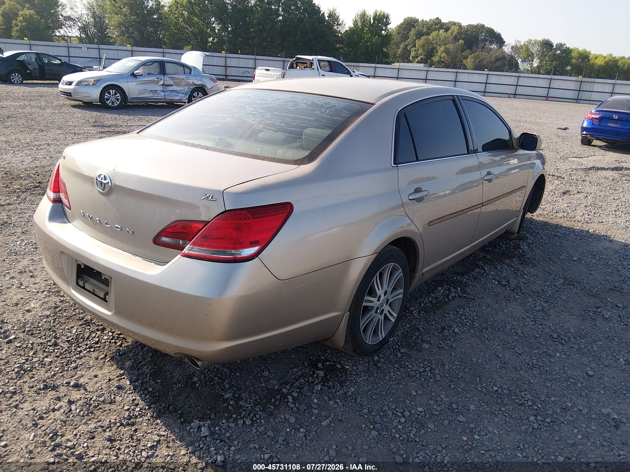 2008 Toyota Avalon Xl Champagne vin: 4T1BK36B98U324237