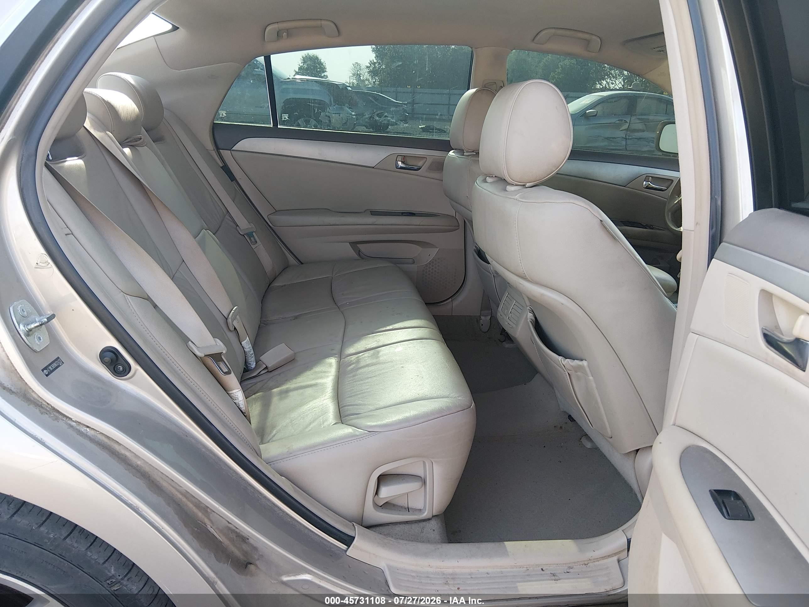 2008 Toyota Avalon Xl Champagne vin: 4T1BK36B98U324237