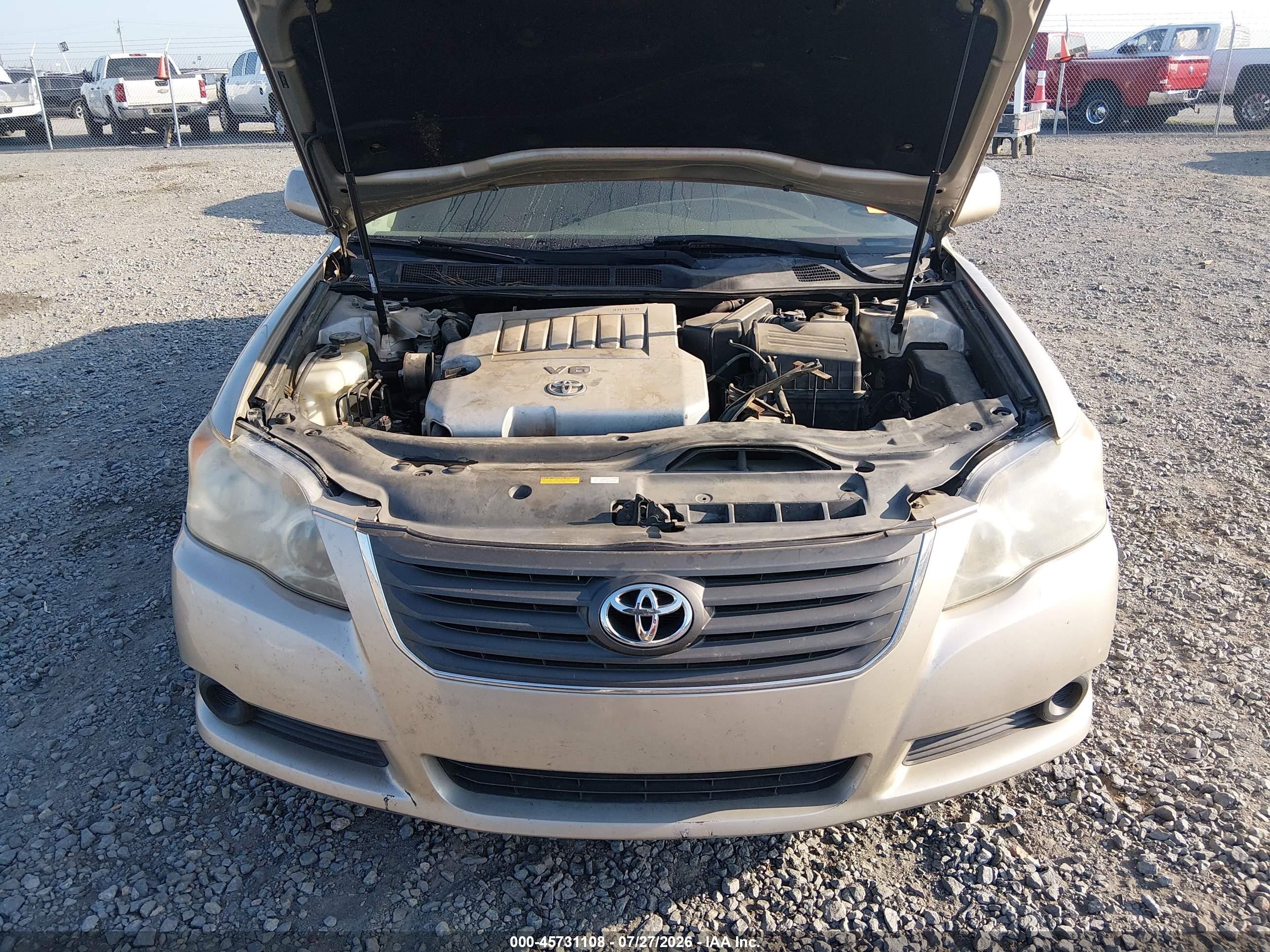 2008 Toyota Avalon Xl Champagne vin: 4T1BK36B98U324237