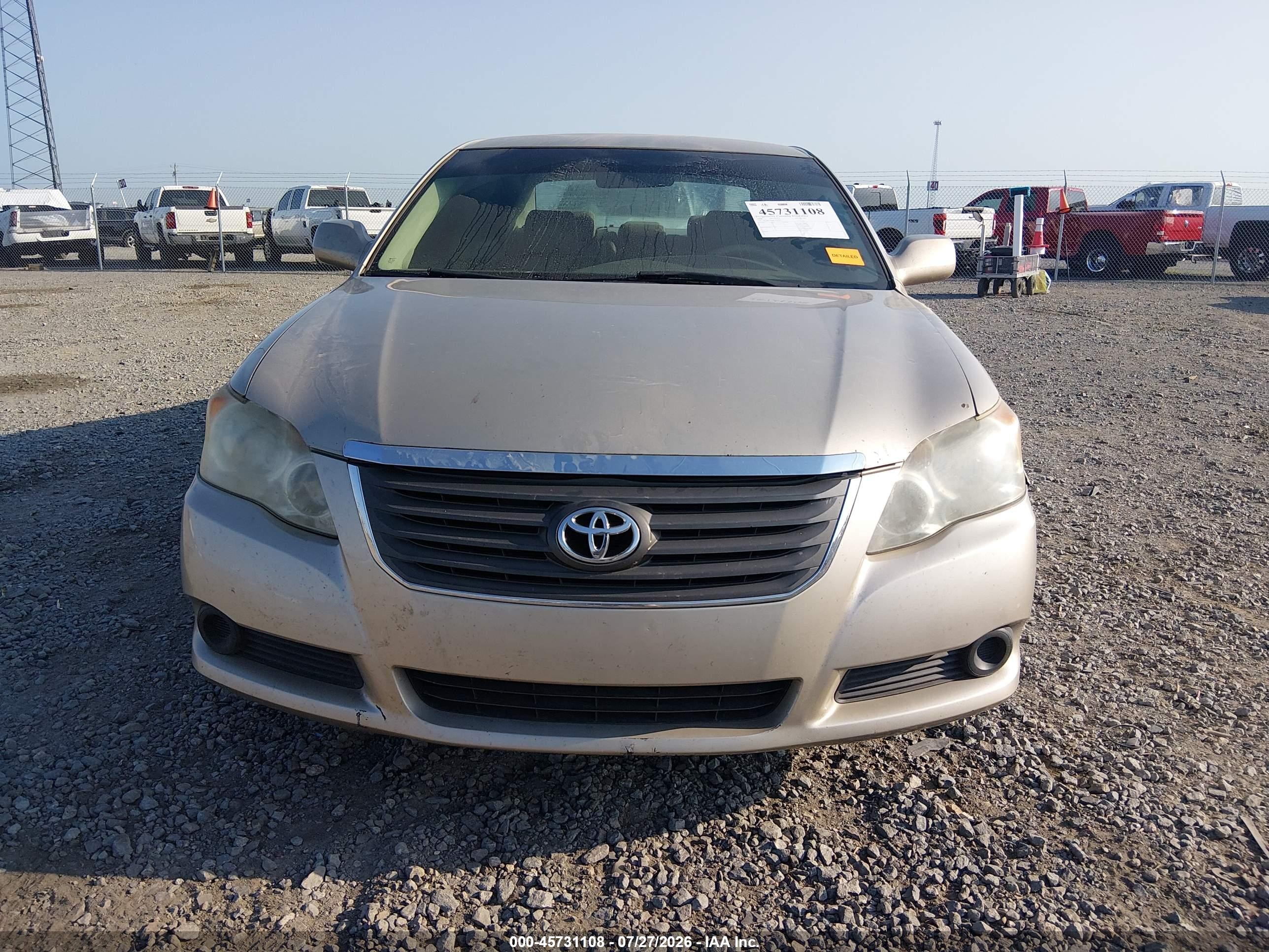 2008 Toyota Avalon Xl Champagne vin: 4T1BK36B98U324237