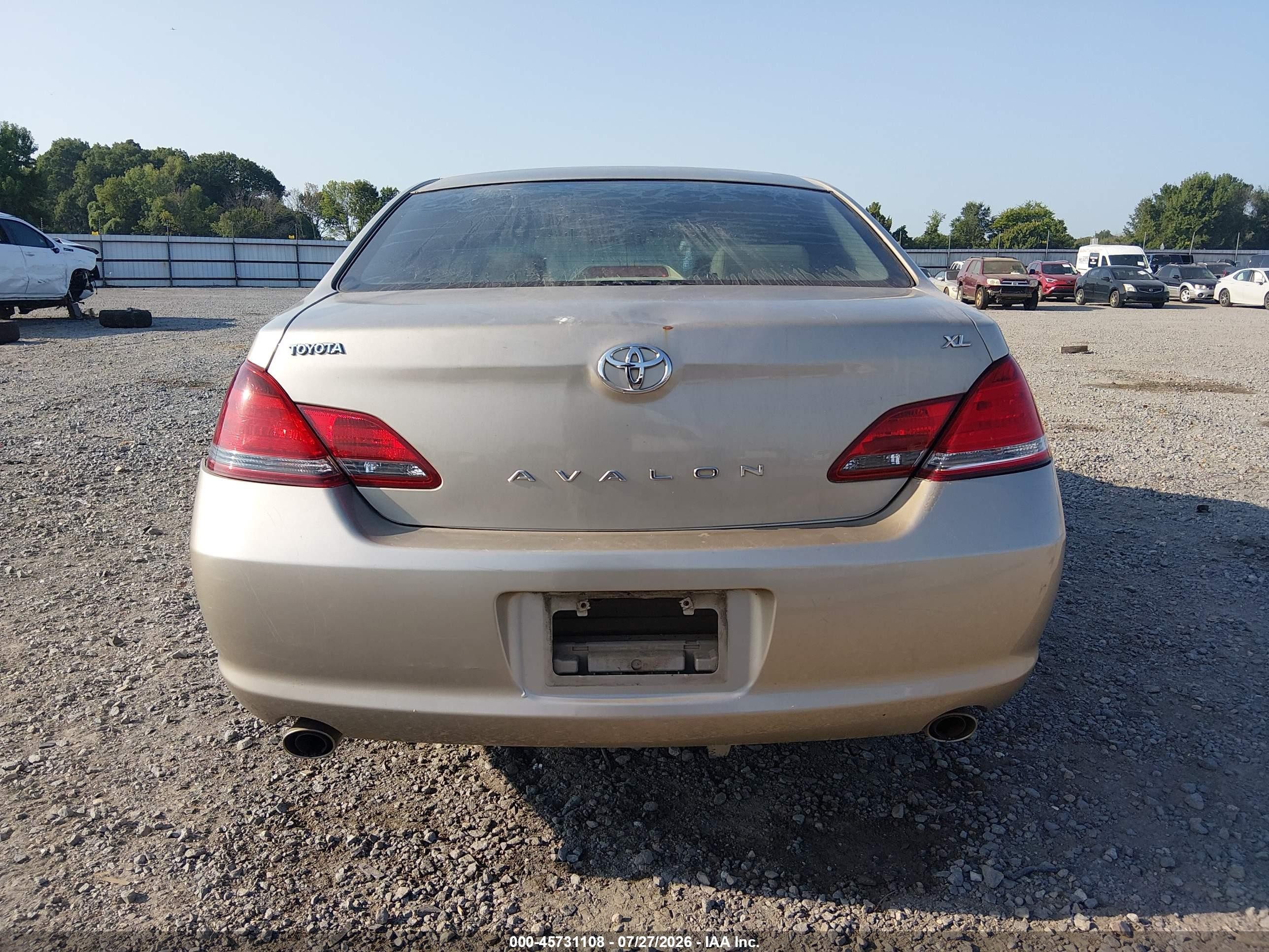 2008 Toyota Avalon Xl Champagne vin: 4T1BK36B98U324237