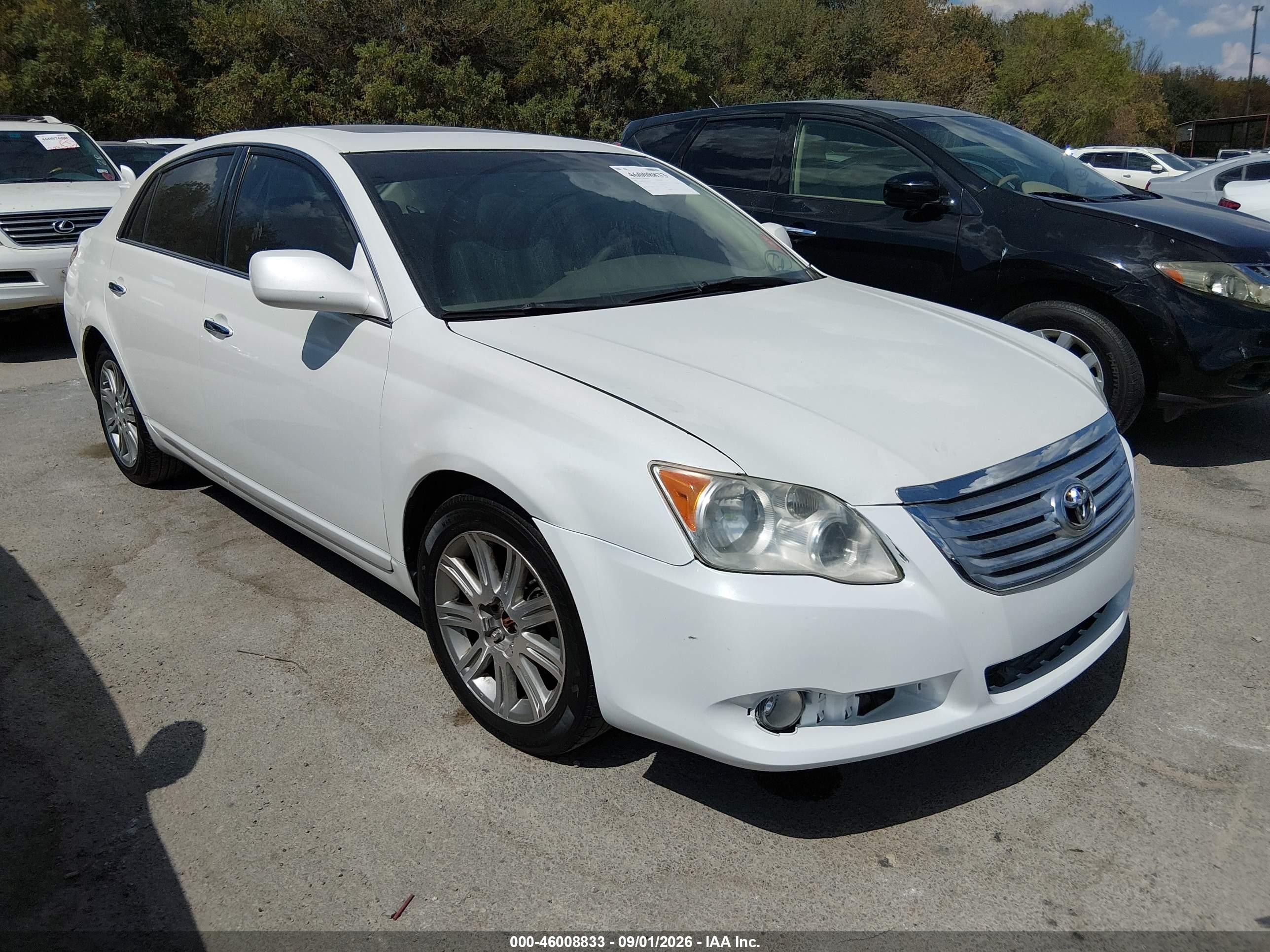 2009 Toyota Avalon Limited White vin: 4T1BK36B99U343422