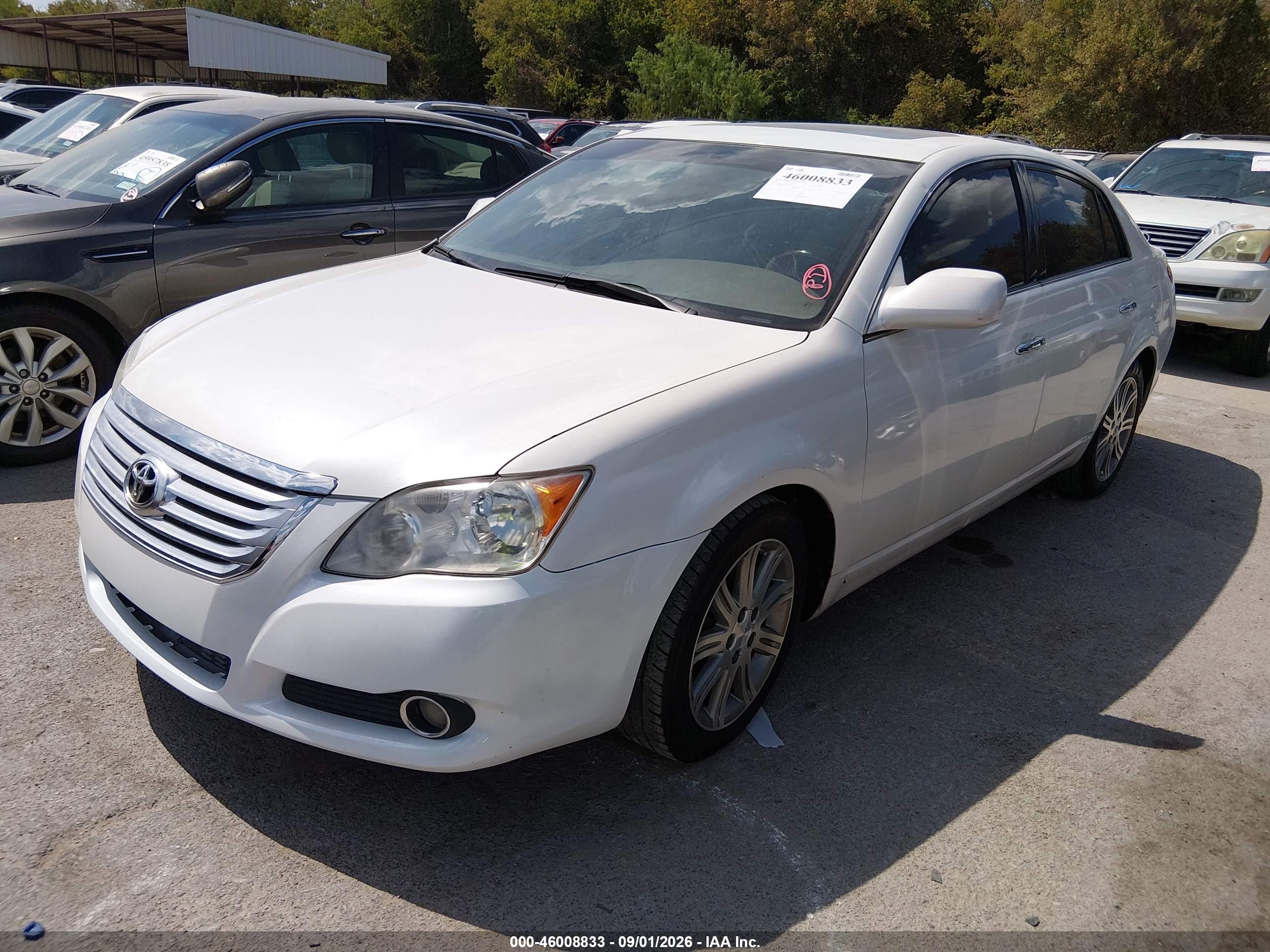 2009 Toyota Avalon Limited White vin: 4T1BK36B99U343422