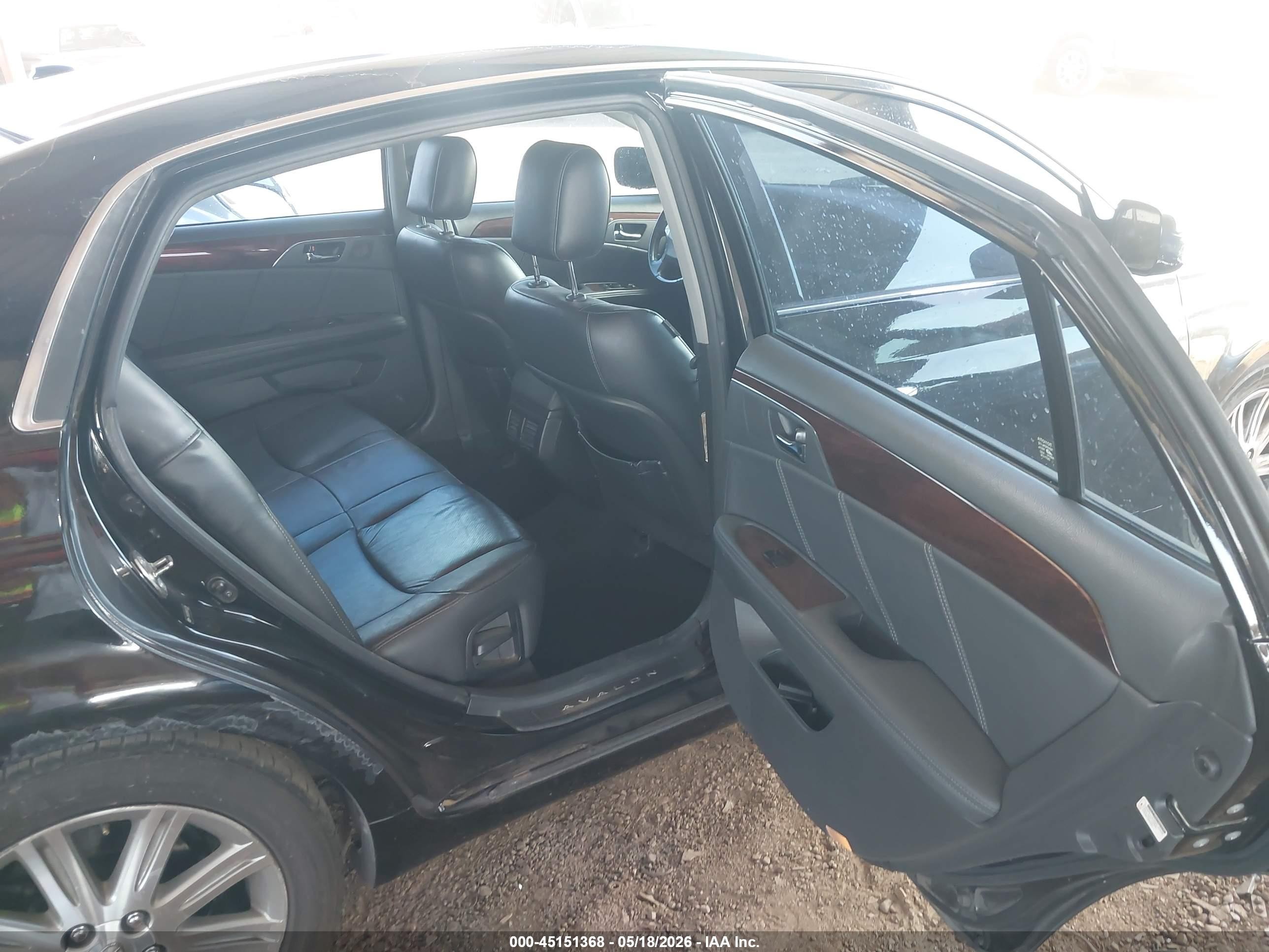 2009 Toyota Avalon Limited Black vin: 4T1BK36B99U345266
