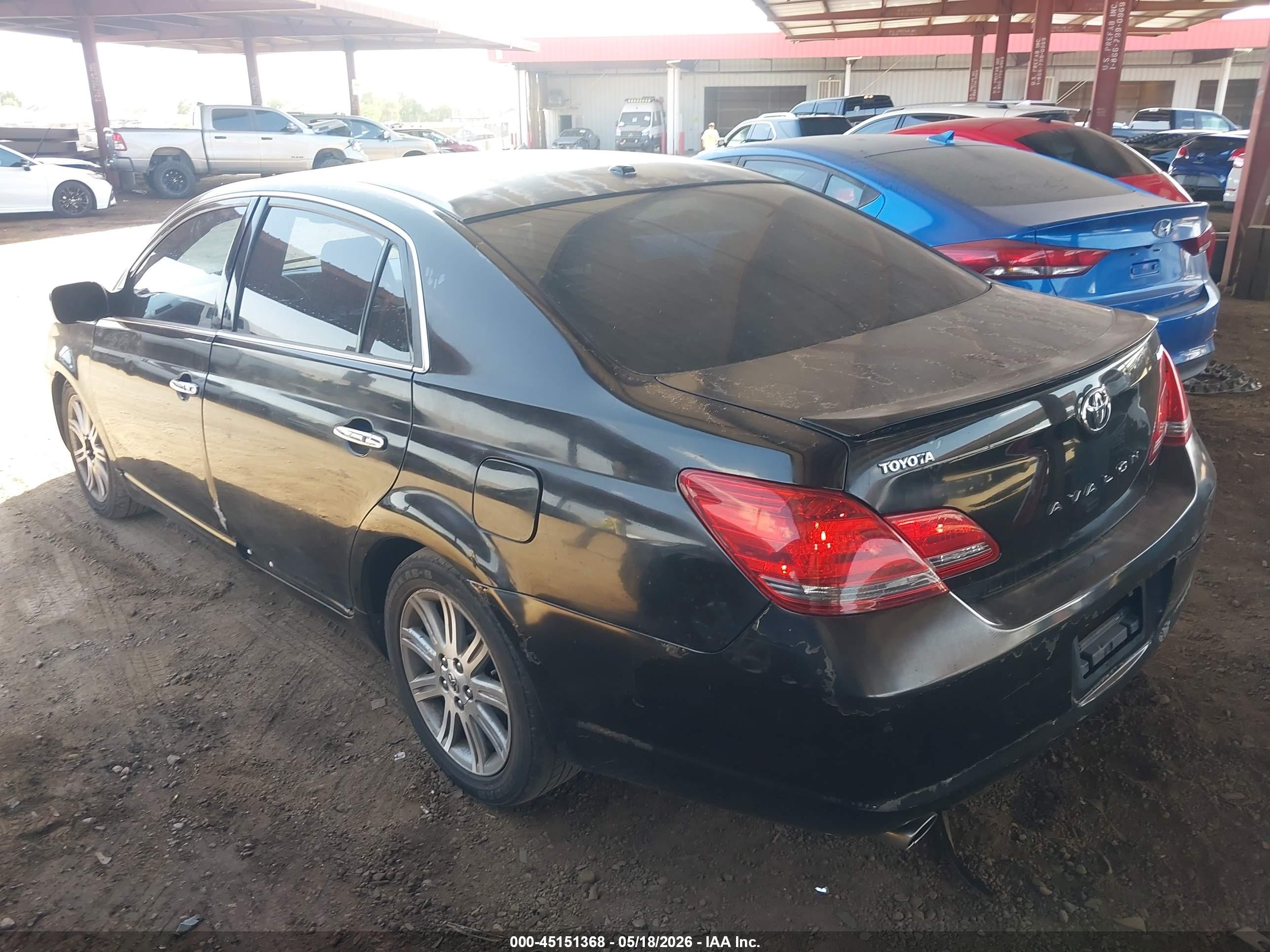 2009 Toyota Avalon Limited Black vin: 4T1BK36B99U345266